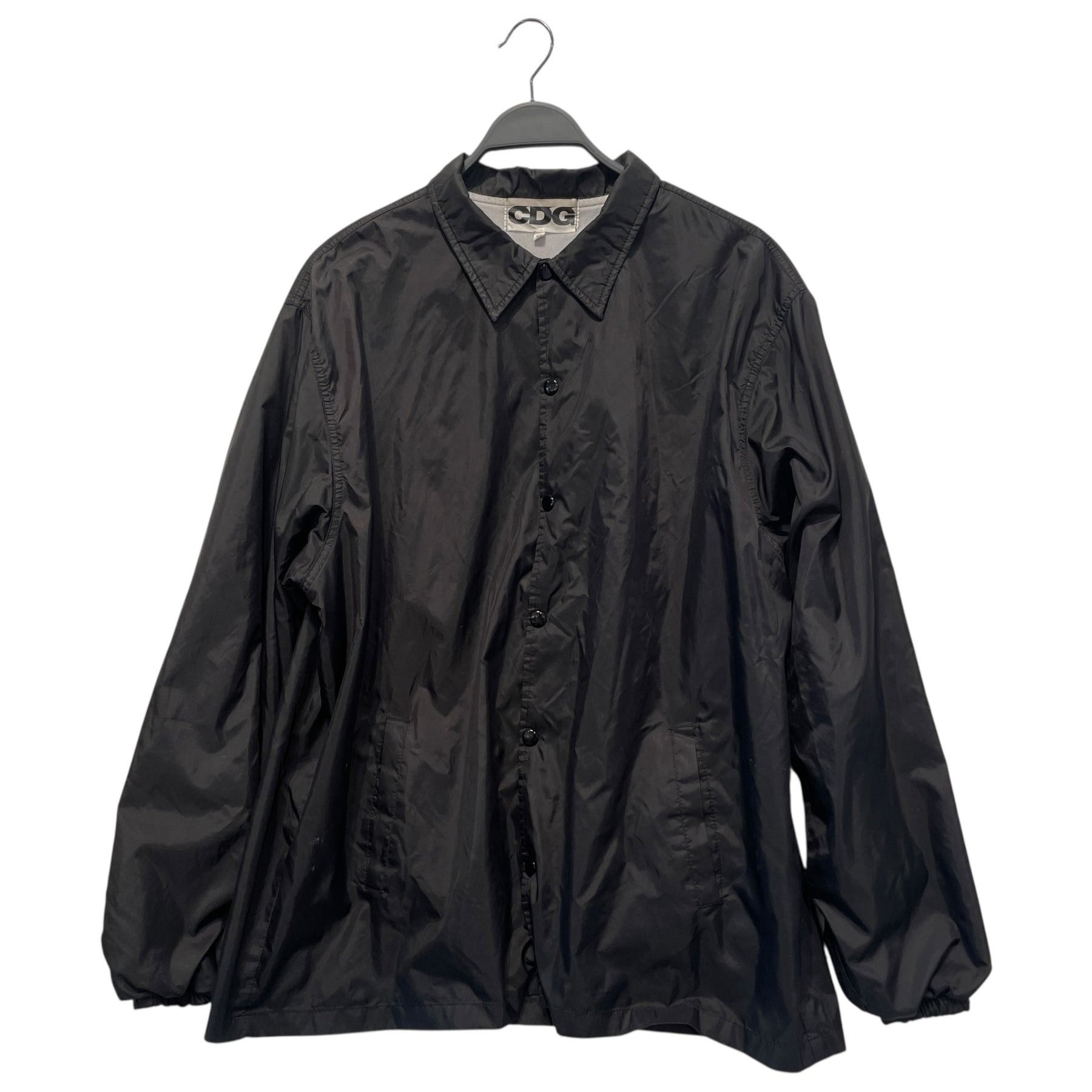 CDG by Comme des Garcons Circle Logo Nylon Windbreaker Jacket Size US XL / EU 56 / 4 - 2 Thumbnail