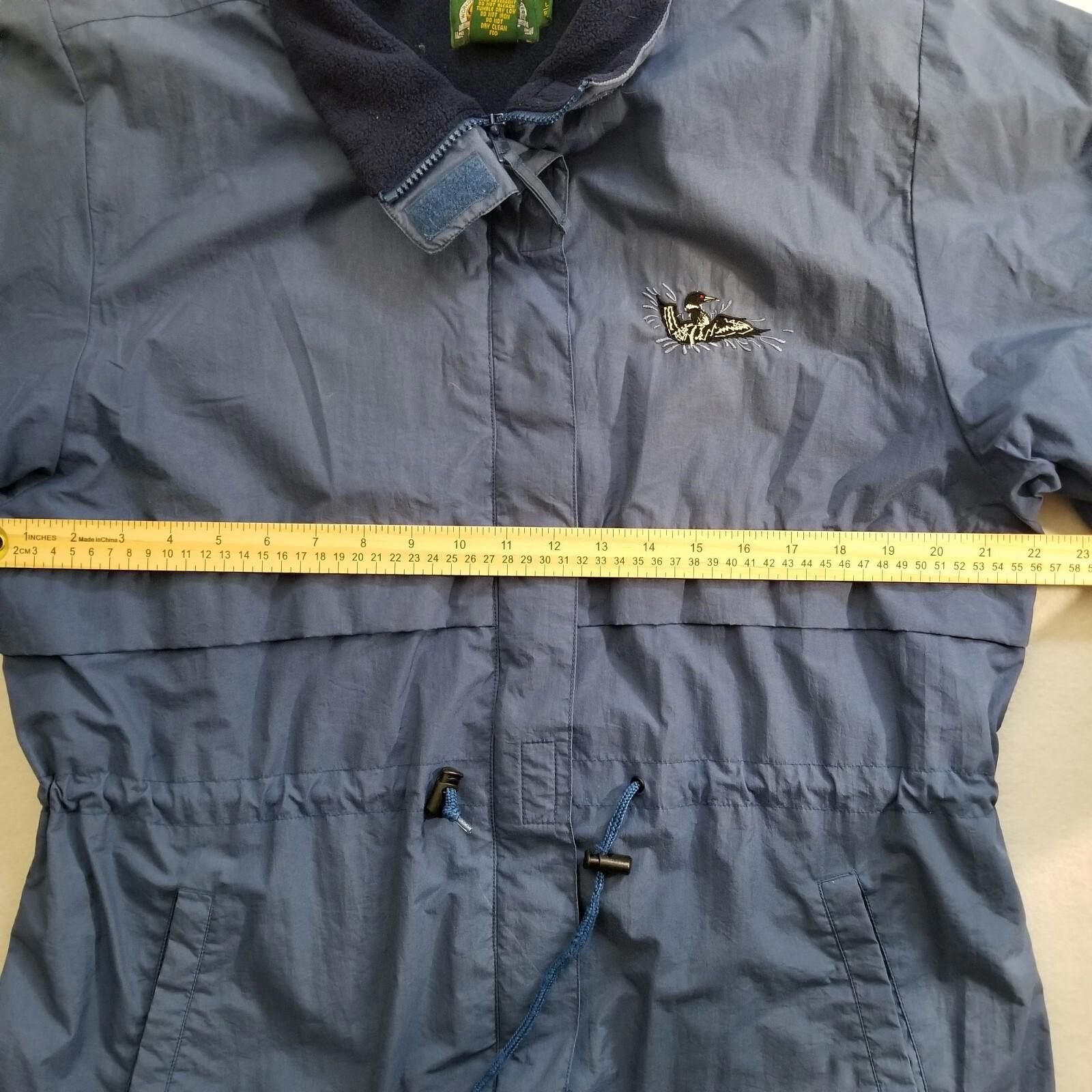 Cabelas Cabela's Women's Large Regular Blue Windbreaker Jacket Size L / US 10 / IT 46 - 5 Thumbnail