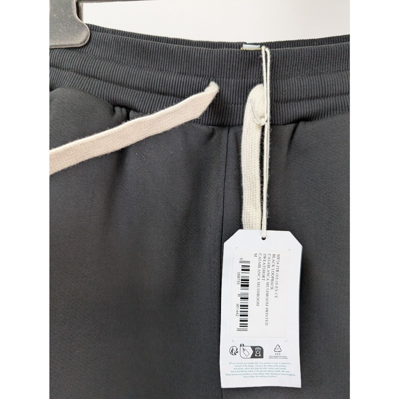 Casablanca o1rshd1 Mushroom Printed Sweatshort in Black Size US 32 / EU 48 - 7 Thumbnail