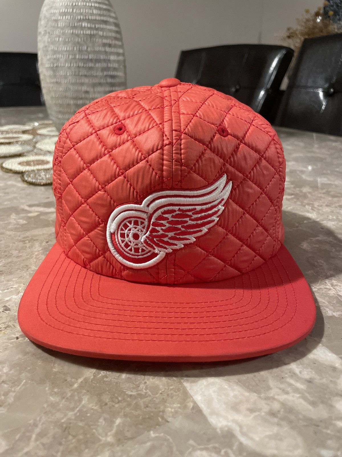 Mitchell & Ness Mitchell & Ness Detroit Red Wings NHL Quilted Snapback Size ONE SIZE - 1 Thumbnail