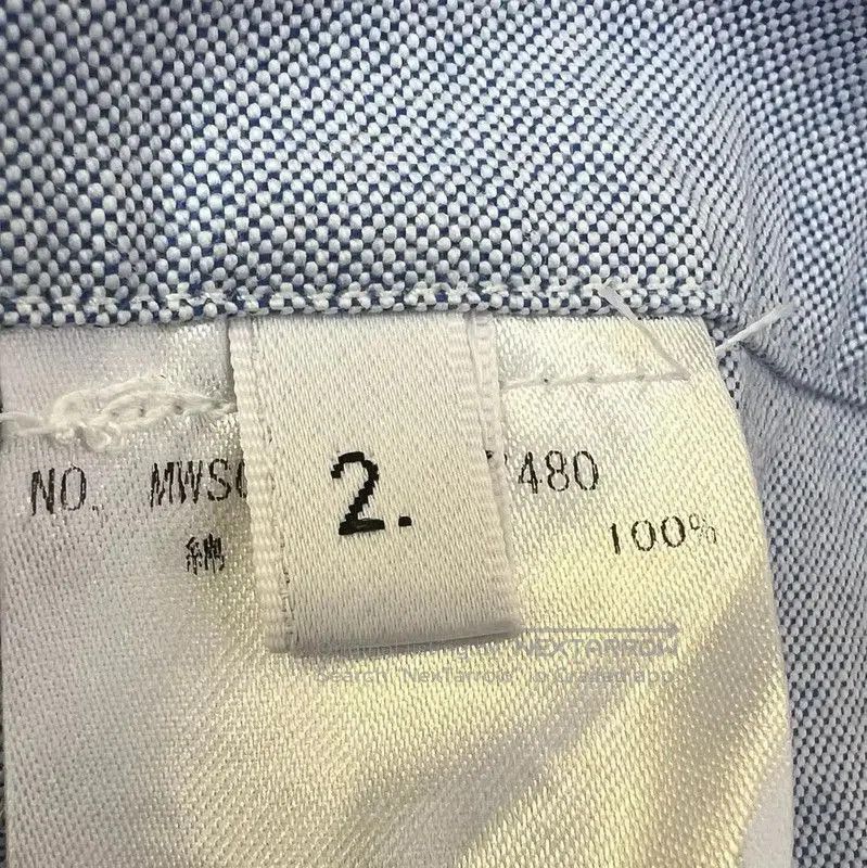 Thom Browne Thom Browne Blue Cotton Short Sleeve Shirt . Size M / US 6-8 / IT 42-44 - 6 Thumbnail