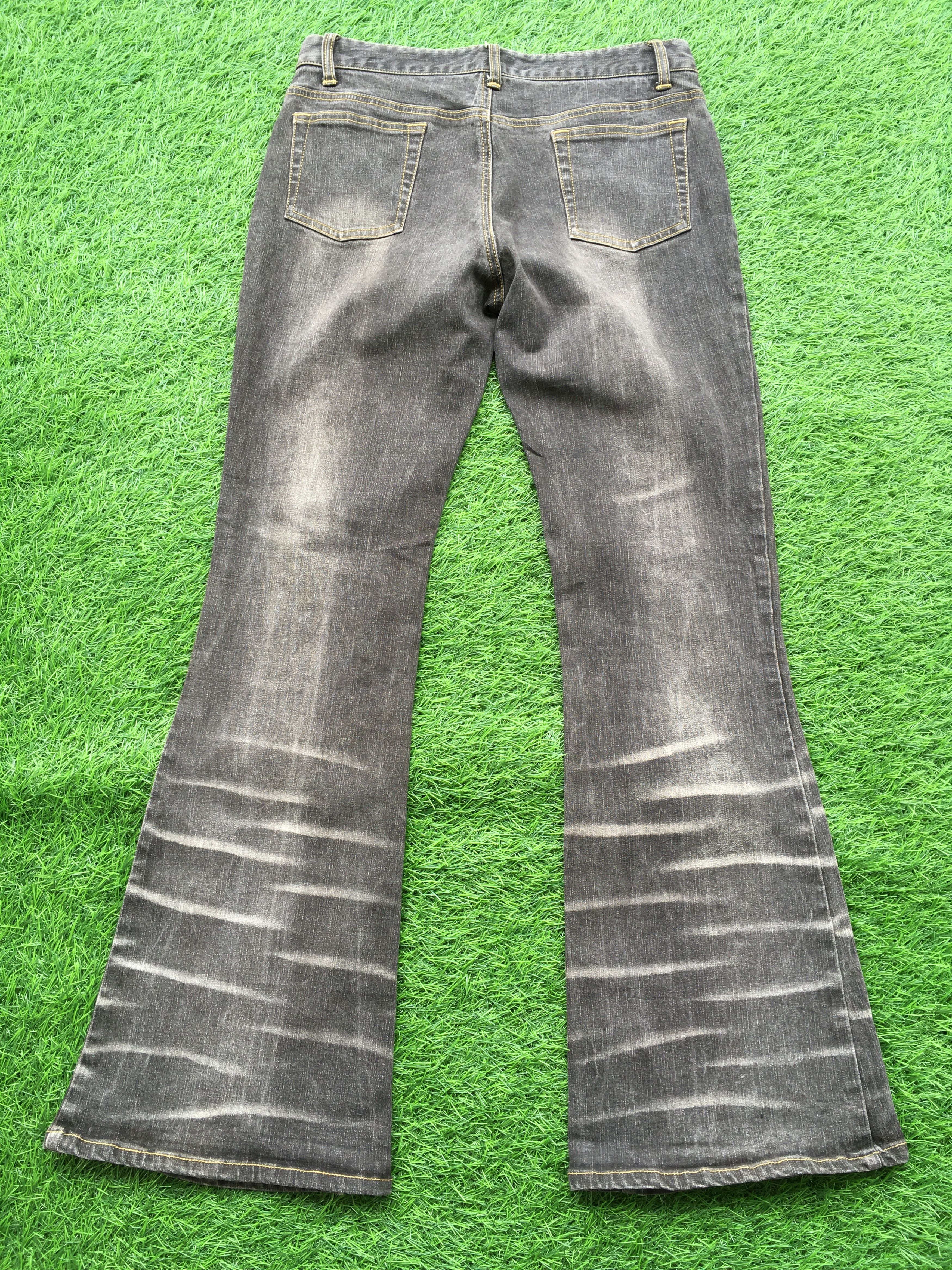 If Six Was Nine × Japanese Brand × Le Grande Bleu (L.G.B.) Japanese Black Flare Jeans D-1035 Size US 27 - 2 Thumbnail
