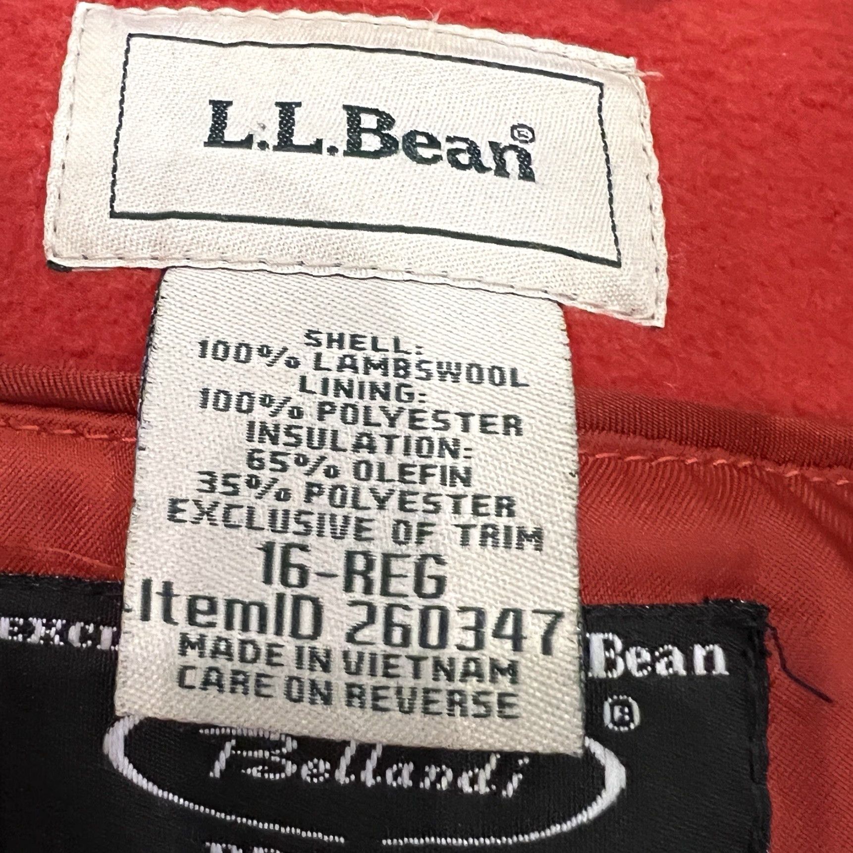 Vintage LL Bean Coat Bellandi Lambswool Peacoat Style Size 16 Regular Made In Italy Size XXL / US 16-18 / IT 52-54 - 5 Thumbnail