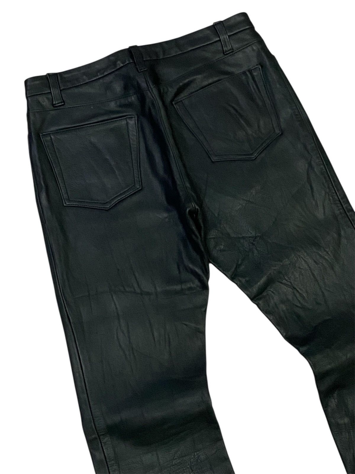 Attachment Attachment Leather Straight Leg Pants Size 28" / US 6 / IT 42 - 6 Thumbnail