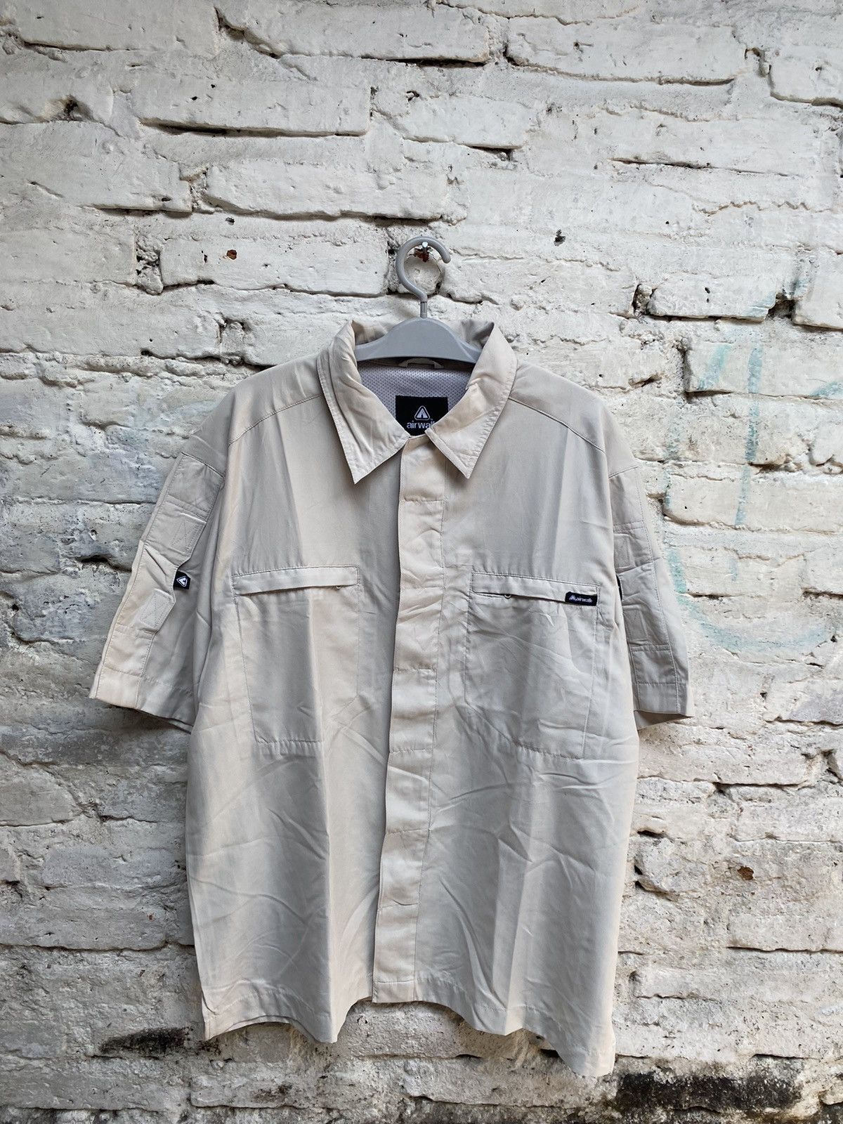 Airwalk × Vintage VINTAGE AIRWALK OUTDOOR BUTTON UP SHORT SHIRT Size US XL / EU 56 / 4 - 1 Thumbnail