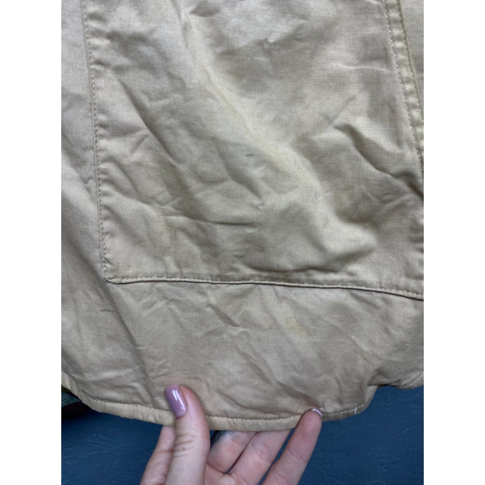 Vintage Drop Dead Parka Jacket Mens M Beige Cotton Solid Zip - Vintage? No - Regular Size Size US M / EU 48-50 / 2 - 4 Thumbnail