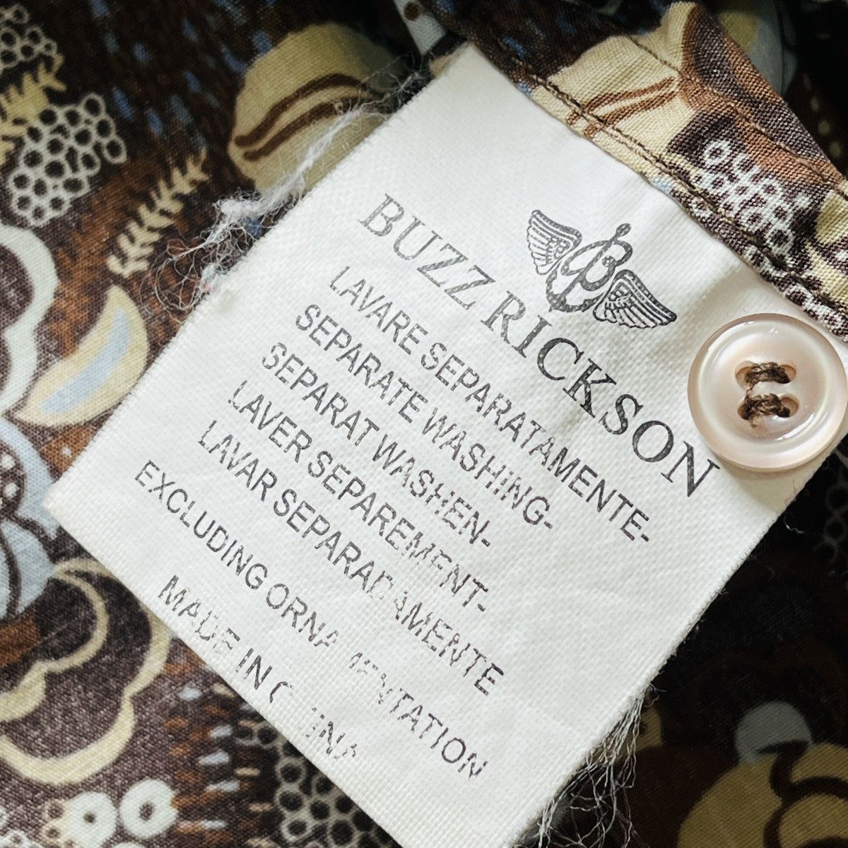 Buzz Rickson's × Vintage Buzz Rickson Shirts Floral Buttons Up Size US L / EU 52-54 / 3 - 18 Thumbnail