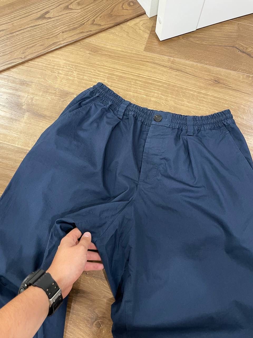 Marni × Vintage Vintage Marni Casual Cropped Blue Pants Joggers Trousers Size US 34 / EU 50 - 14 Thumbnail