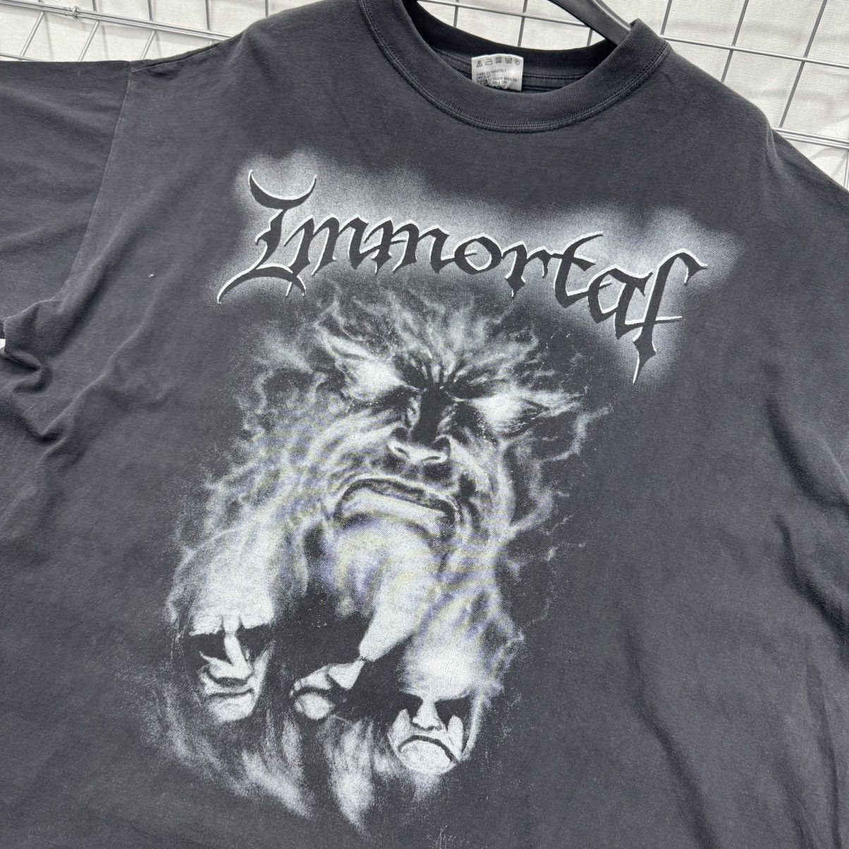 Vintage Vintage Immortal Unholy Forces of Evil 90s Washed Metal Tee Size US XL / EU 56 / 4 - 5 Thumbnail
