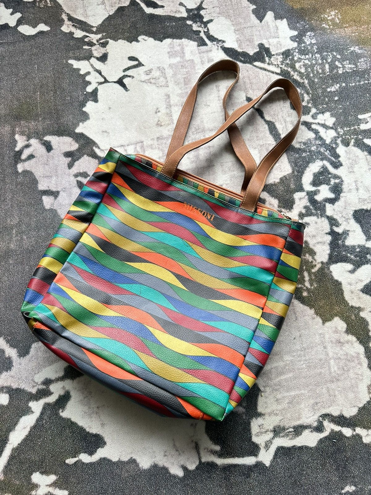 1990s Missoni vintage tote bag