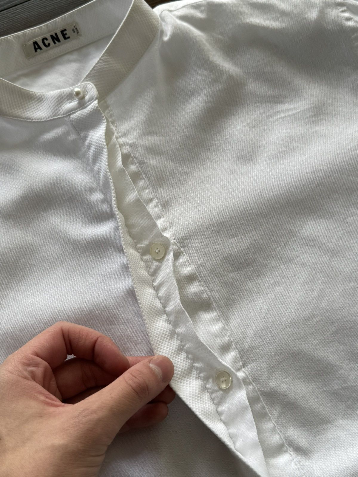 Acne Studios Acne Studios Avant Garde Button Up Luxury 00s Shirt Size XS / US 0-2 / IT 36-38 - 8 Thumbnail