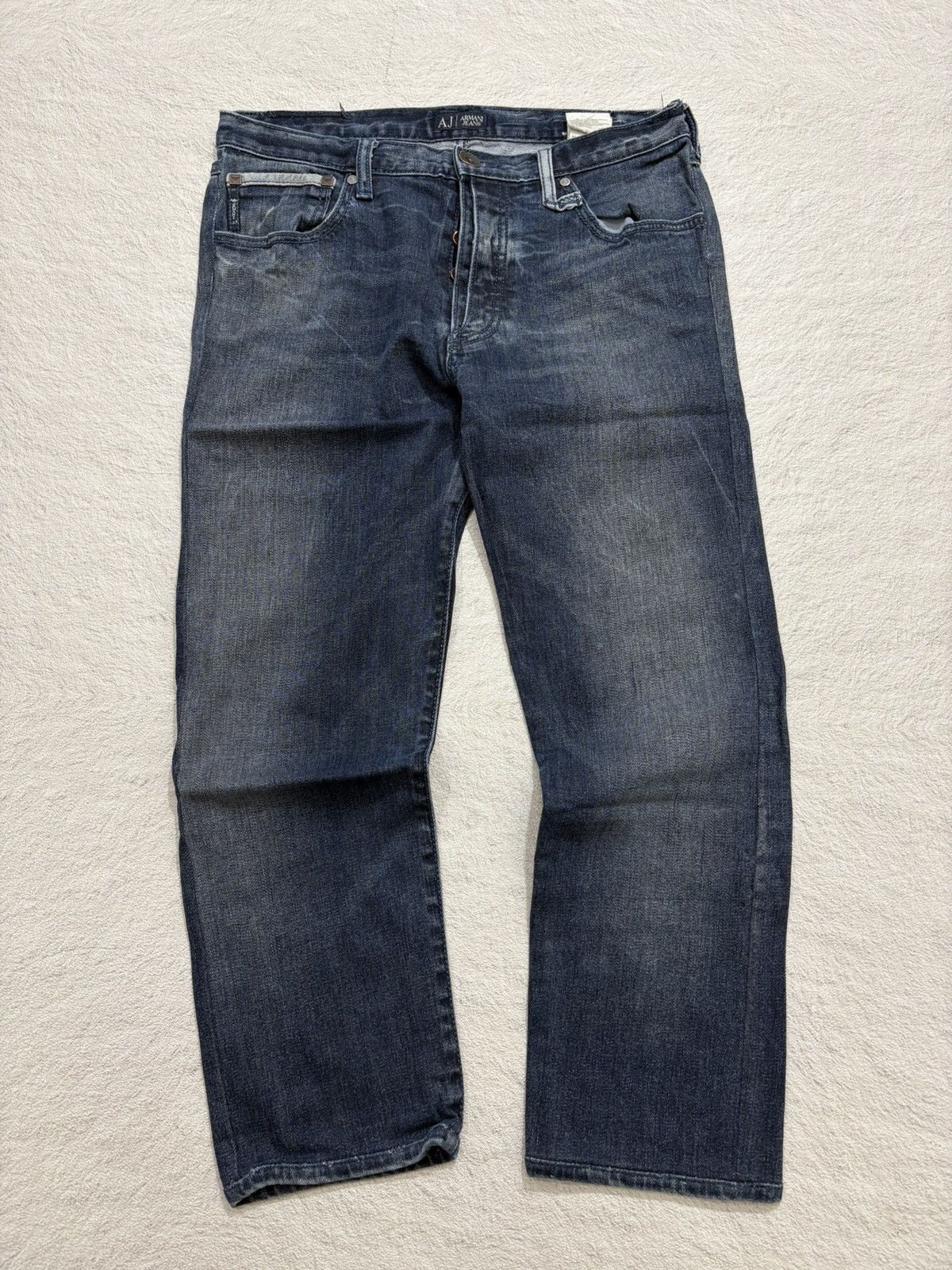 Armani Exchange × Giorgio Armani 2000s armani exchange wash denim y2k style Size US 30 / EU 46 - 1 Thumbnail