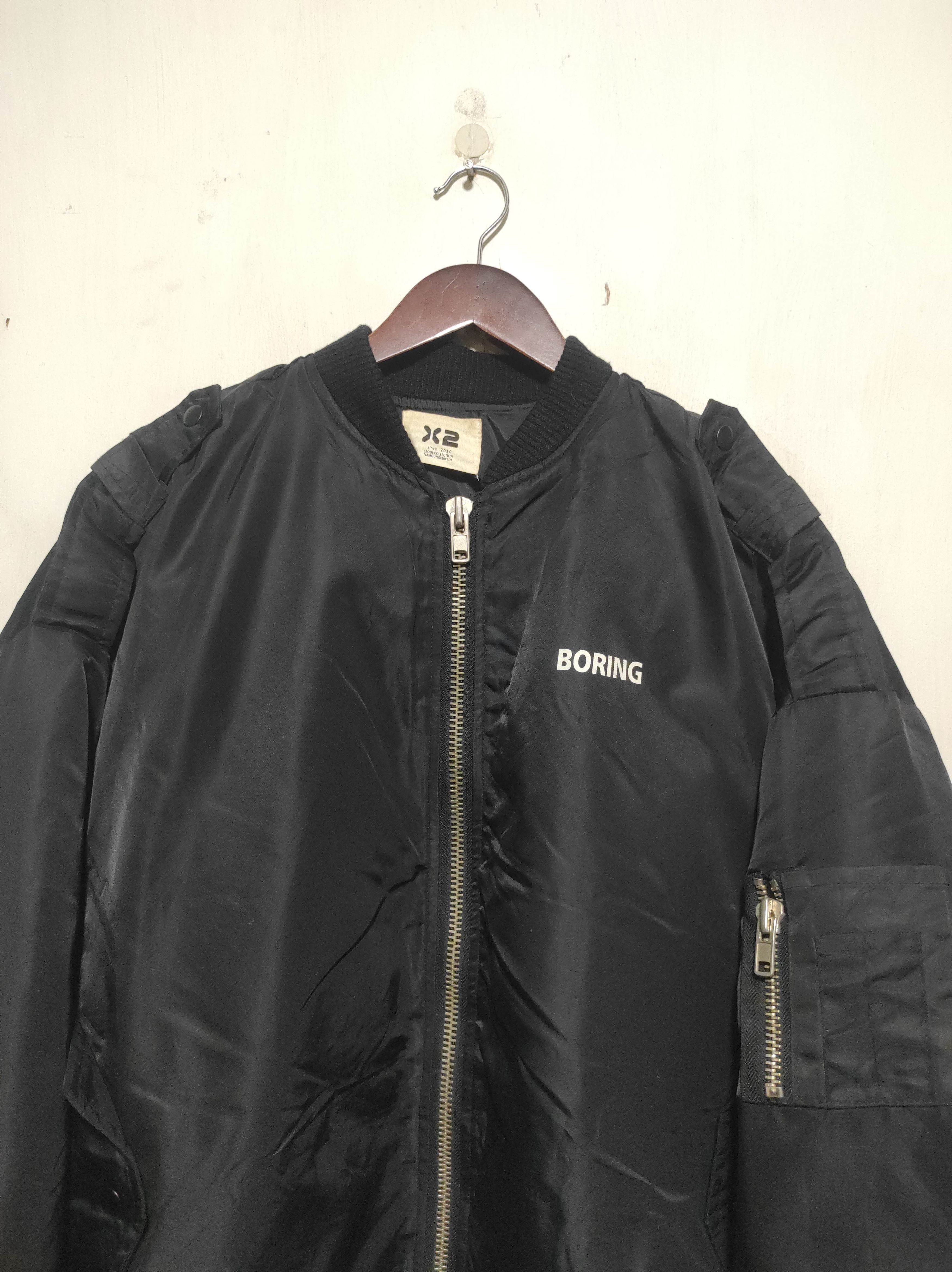 Hysteric Glamour X2 life is Boring Bomber Jacket Size US XL / EU 56 / 4 - 3 Thumbnail