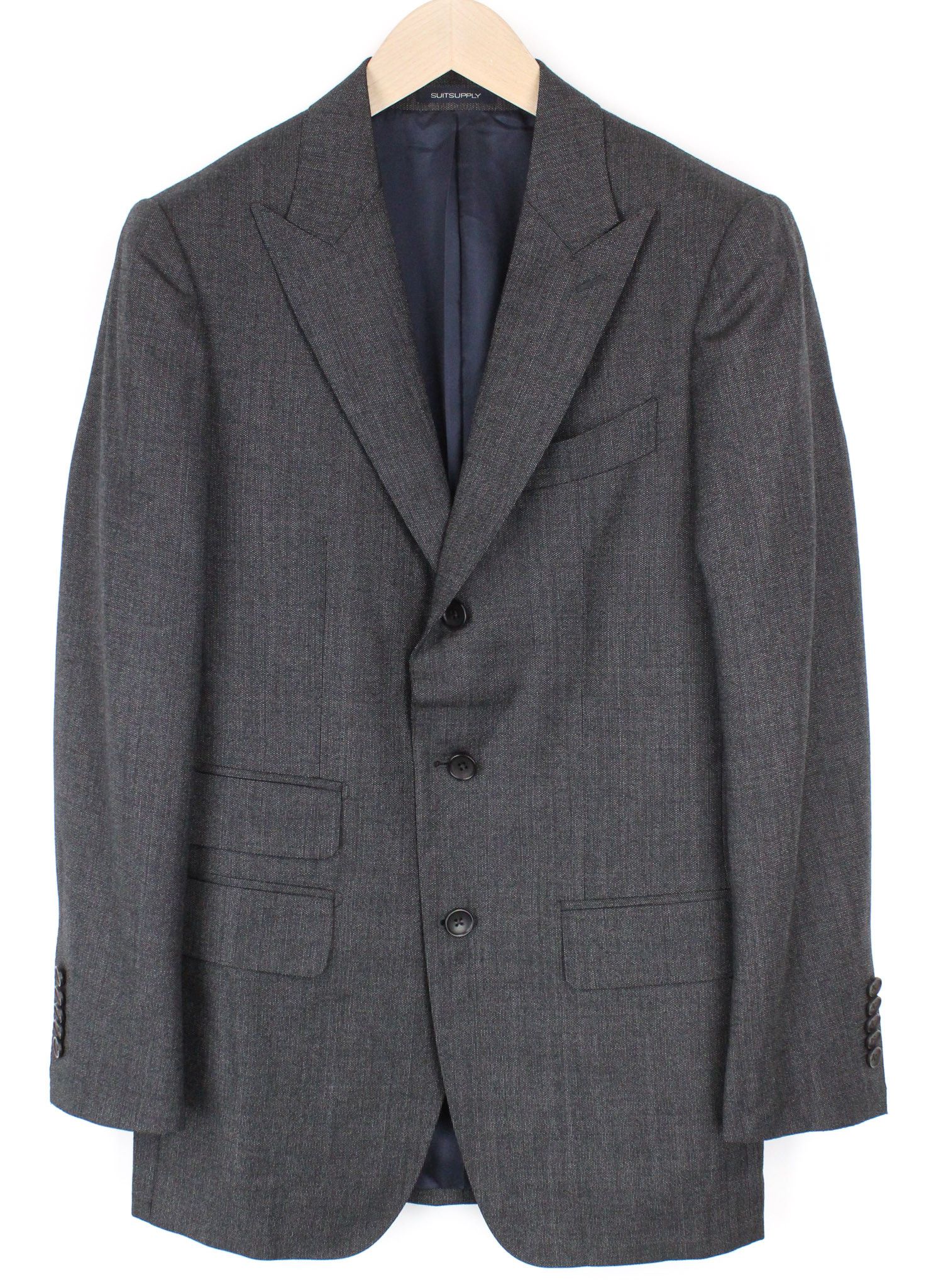 Suitsupply WASHINGTON UK36R Grey Extra Slim Wool Blazer 73233 Size 36R - 1 Thumbnail