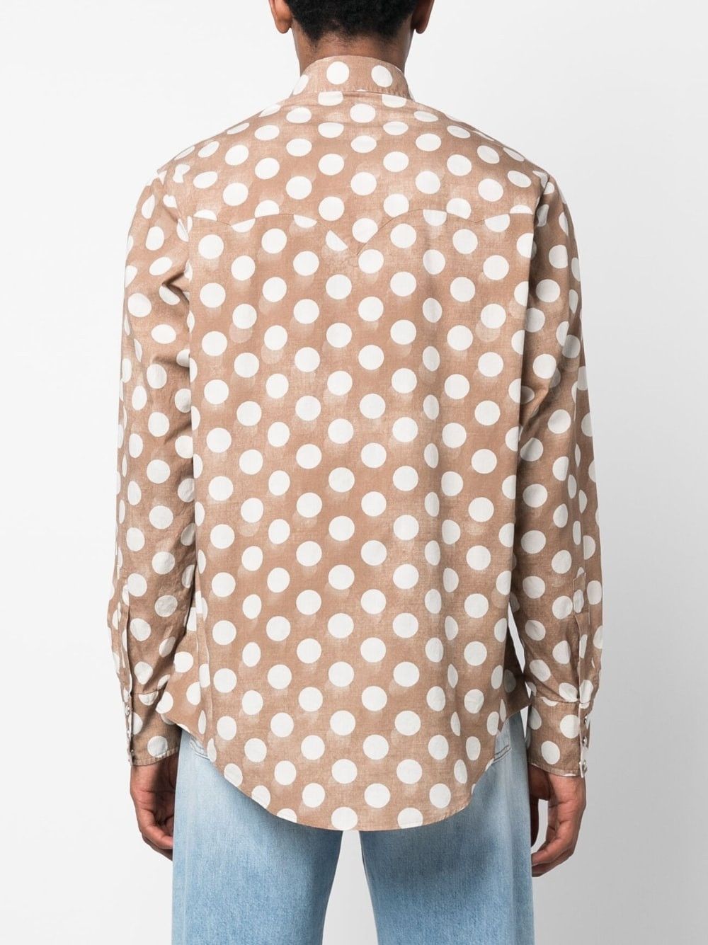 ERL o1y0125 Patterned Shirt in Brown/White Size US M / EU 48-50 / 2 - 3 Thumbnail