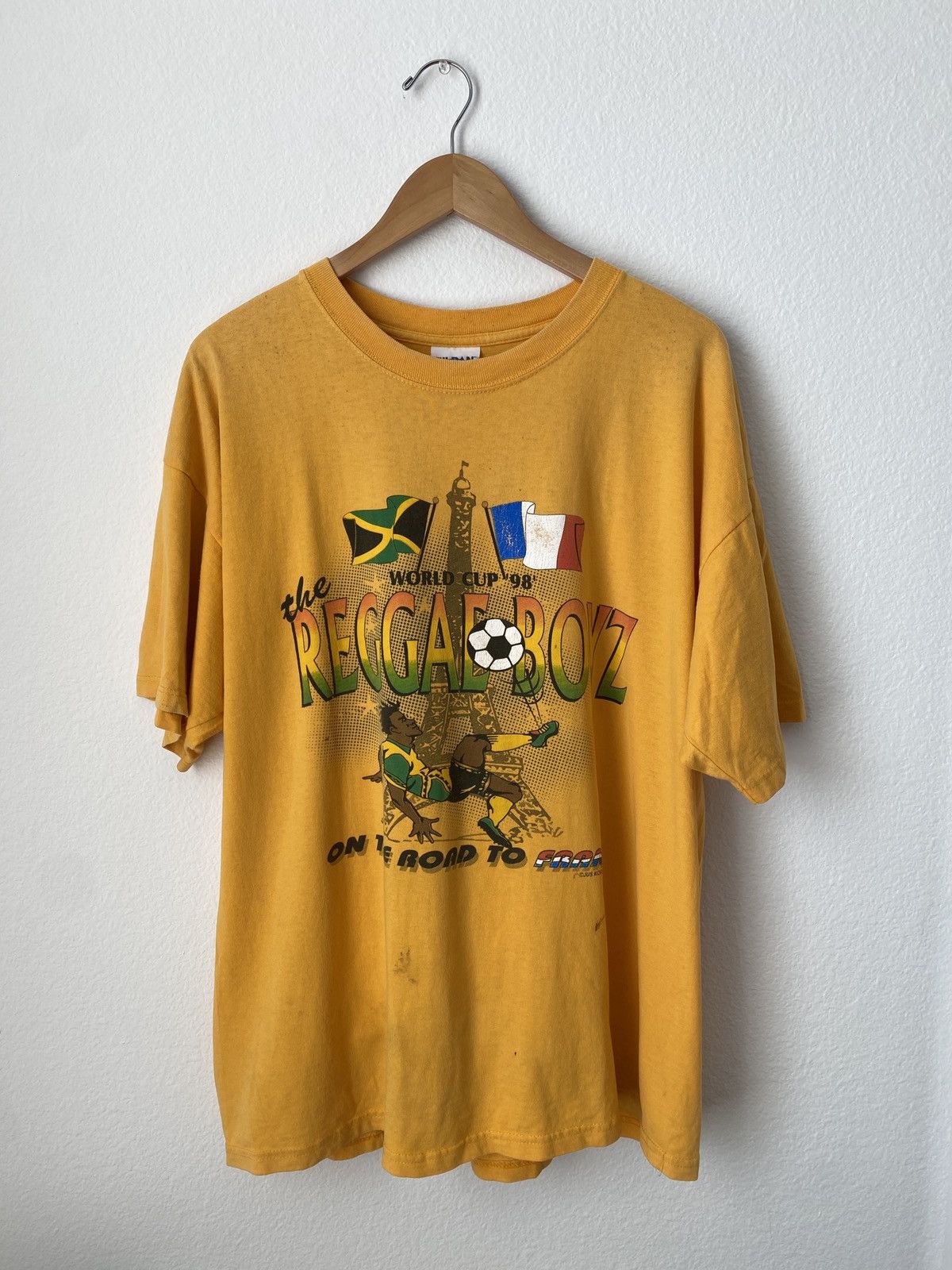 【未使用・送料無料】FRANCE 98 BRASIL Tシャツ ワールドカップ Adidas × Japanese Brand × Vintage Vintage Adidas France 98