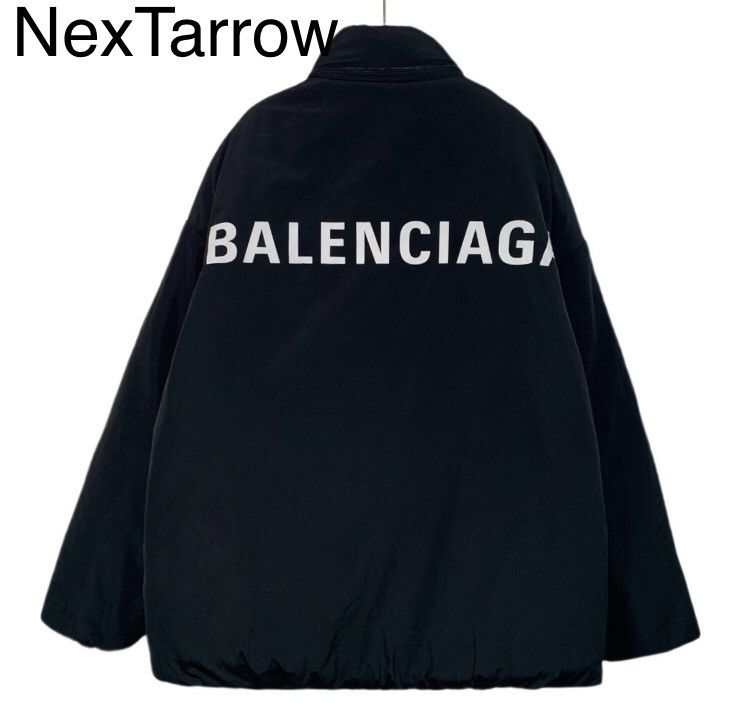 Balenciaga Balenciaga black logo letter print stand up collar zipper- Size US M / EU 48-50 / 2 - 2 Thumbnail