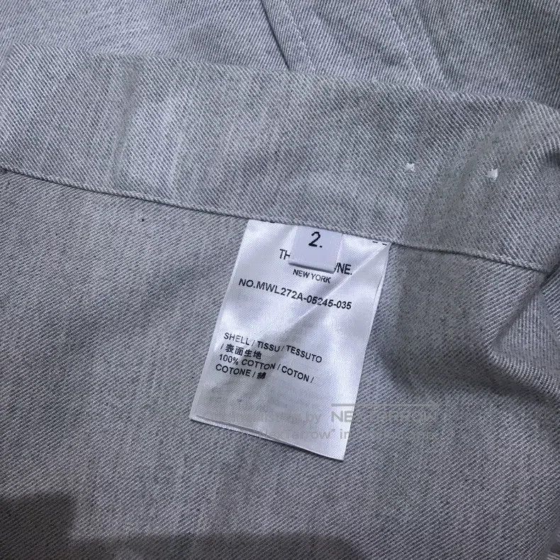 Thom Browne Thom Browne Cotton Shirt, Medium Grey Size US M / EU 48-50 / 2 - 7 Thumbnail
