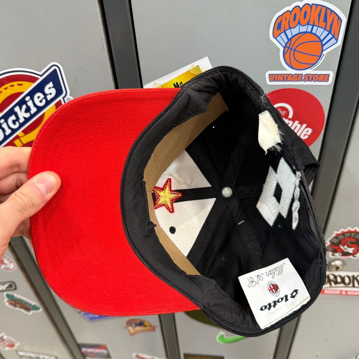 Lotto Sport Vintage AC Milan Early 90’s Lotto Cap Hat Snapback Size ONE SIZE - 7 Thumbnail
