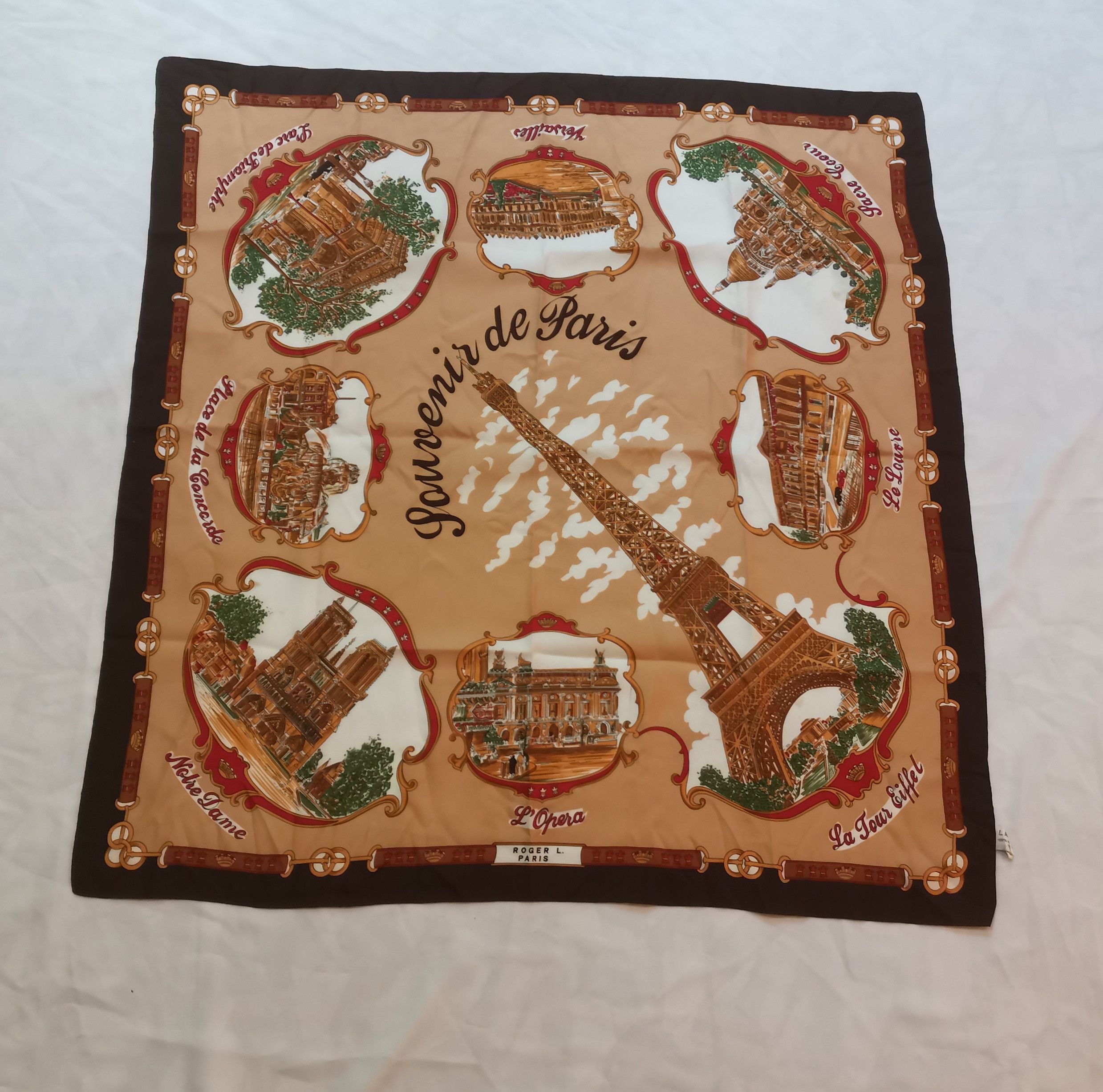 Vintage Rare LAHMY scarves nice design luxury design Size ONE SIZE - 1 Thumbnail