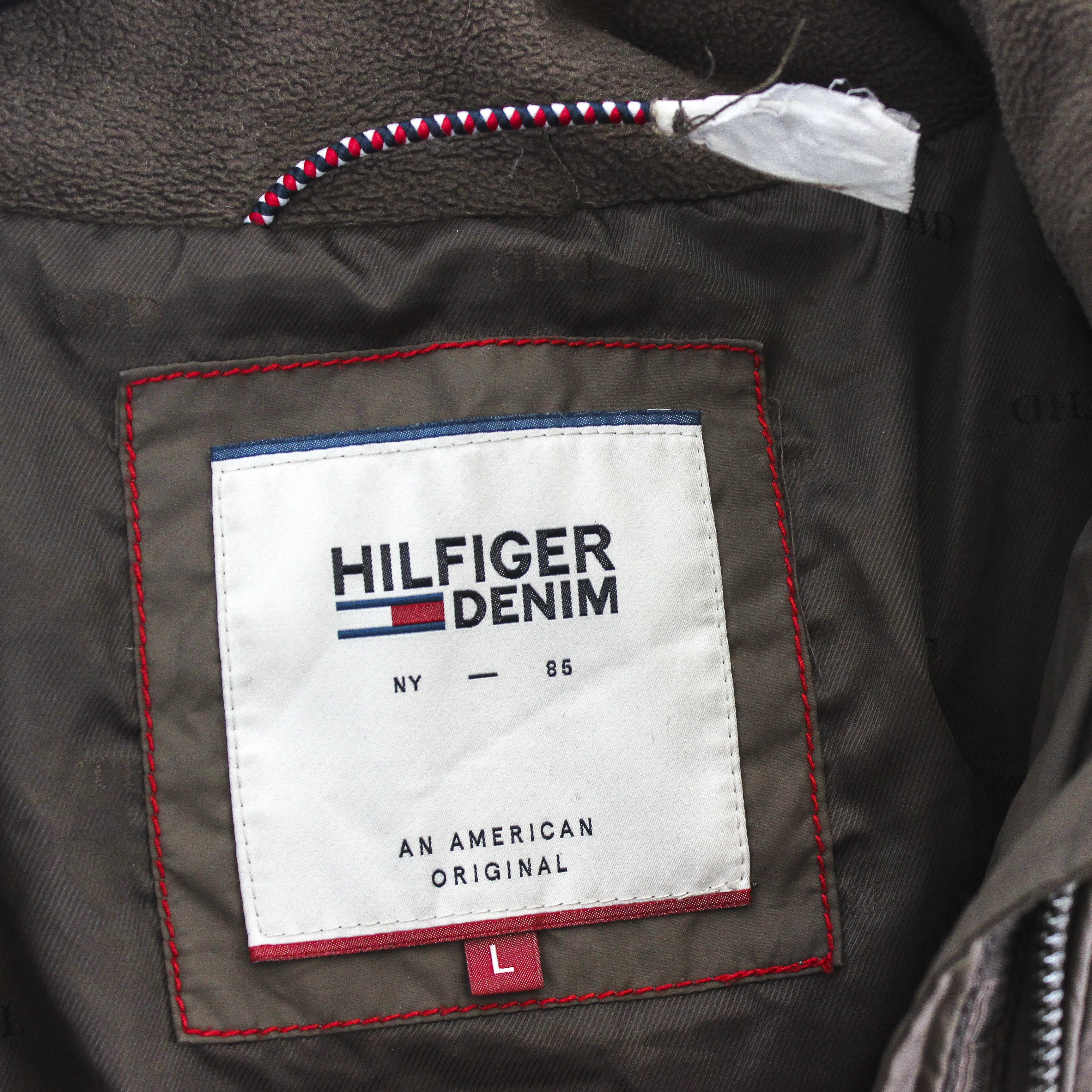 Tommy Hilfiger Women L Jacket Coat Padded Hooded Puffer Outerwear Brown Size L / US 10 / IT 46 - 6 Thumbnail