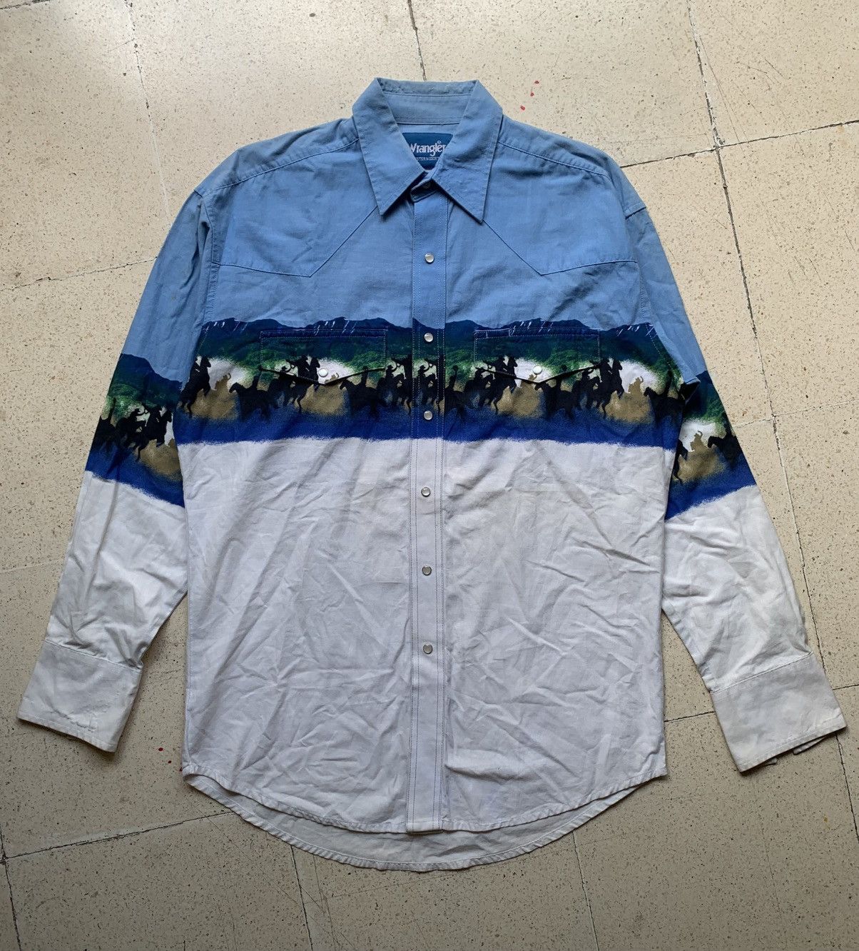 Wrangler Bundle wrangler brushpopper and western snap button Size US L / EU 52-54 / 3 - 2 Thumbnail