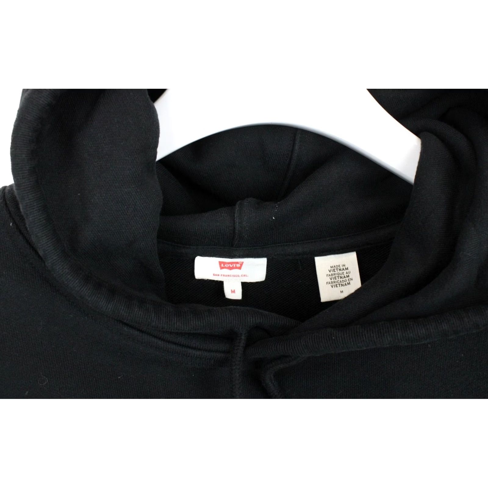 Levi's LEVI'S Hoodie Women's M Pullover Kangaroo Pocket Black Size M / US 6-8 / IT 42-44 - 4 Thumbnail