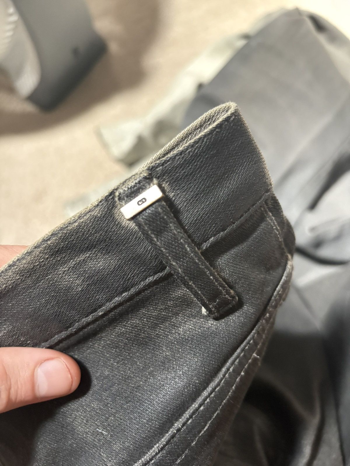 Dior Dior Waxed Gradient Dip Dye Jeans by Kris Van Assche Size US 30 / EU 46 - 16 Thumbnail