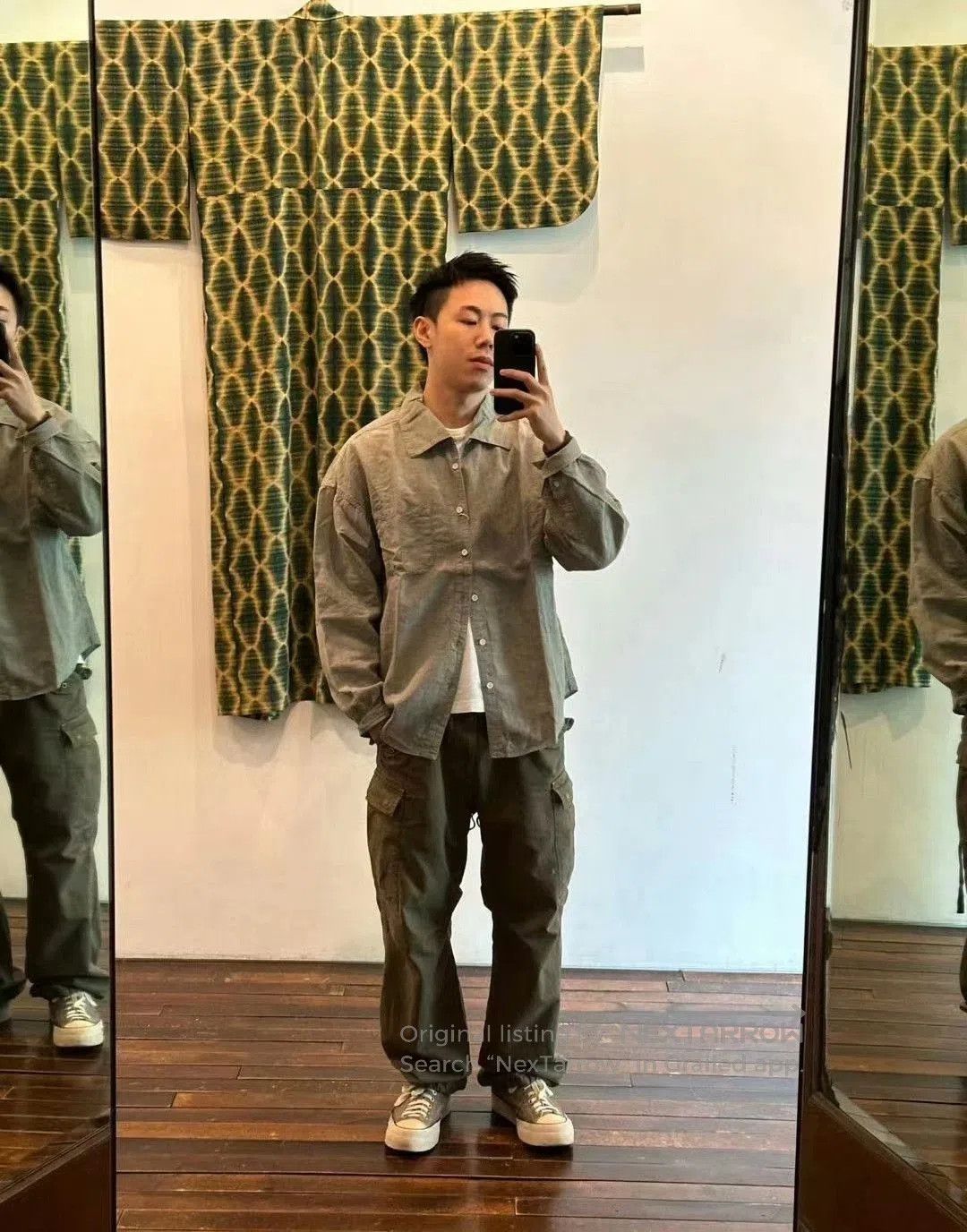 Visvim VISVIM 23SS PALMER SHIRT L/S DMGD LINEN. Size US M / EU 48-50 / 2 - 9 Thumbnail