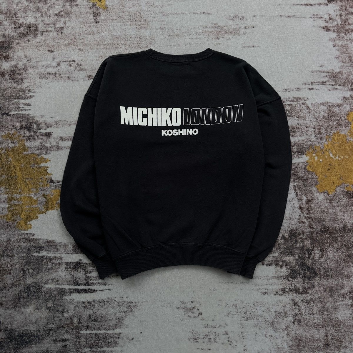 Michiko Koshino London MICHIKO LONDON KOSHINO BIG LOGO CREWNECK SWEATSHIRT VINTAGE Size US S / EU 44-46 / 1 - 1 Thumbnail
