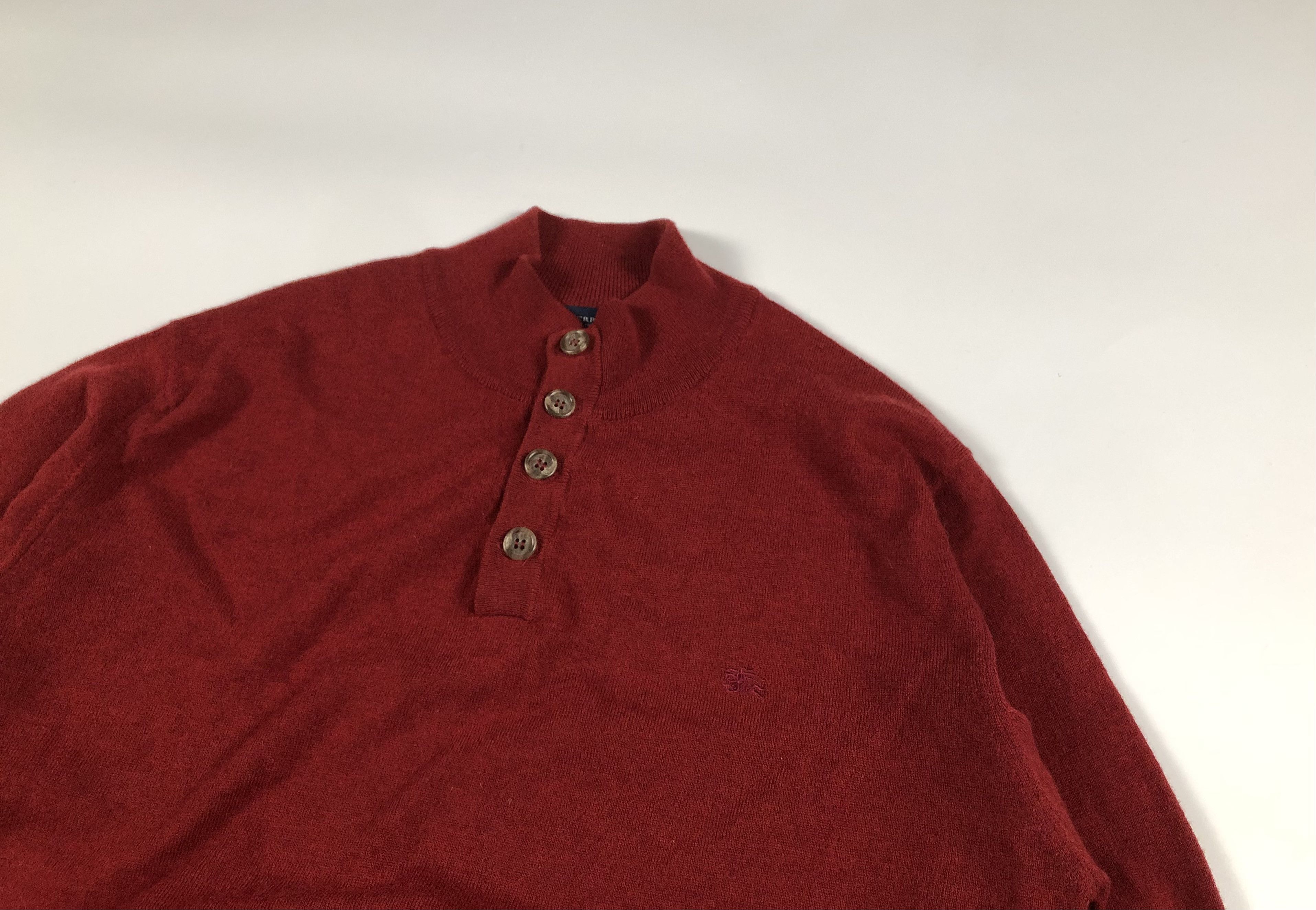 Burberry Burberry London Lambswool Sweater Size US XXL / EU 58 / 5 - 3 Thumbnail