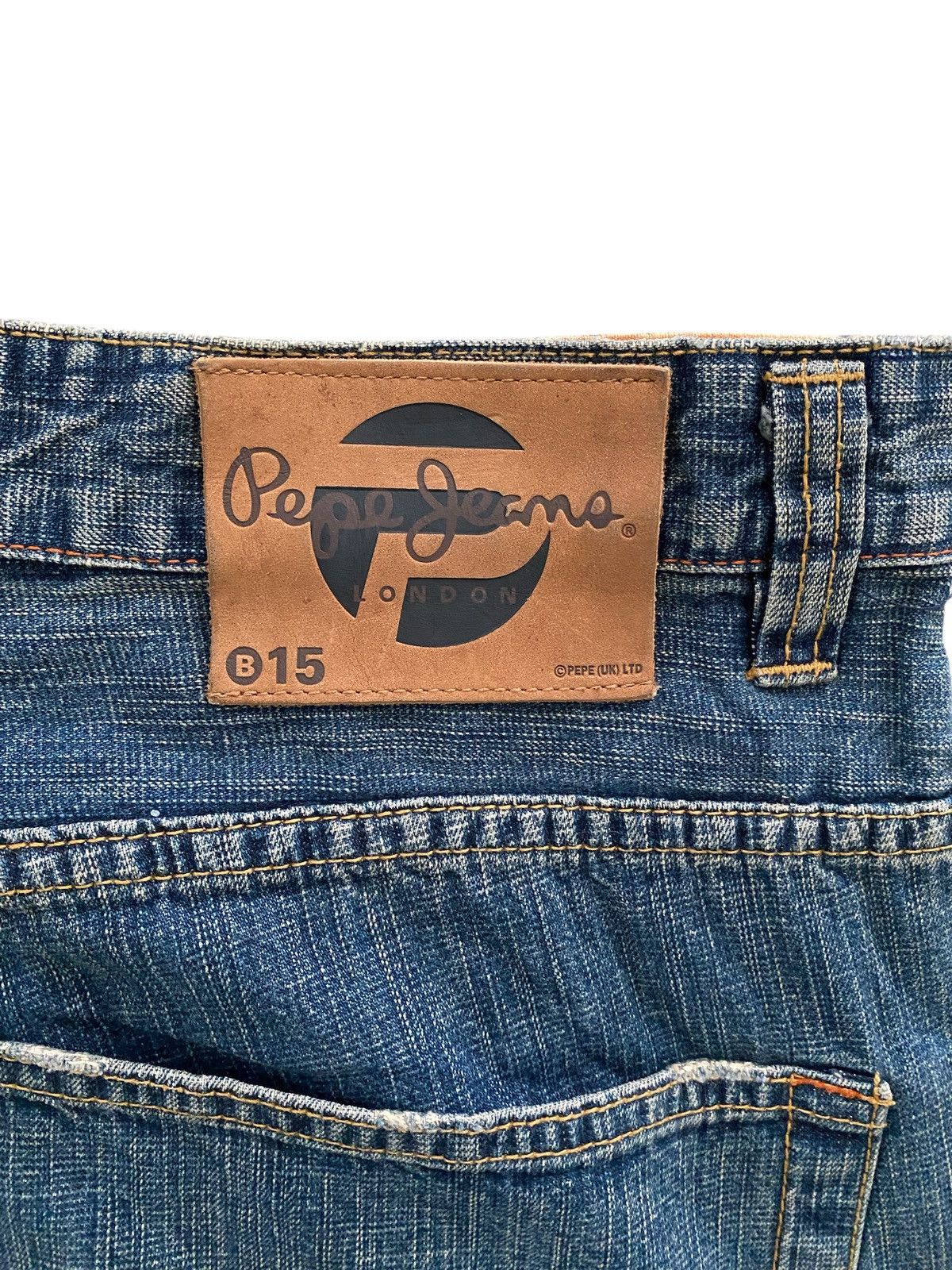 Japanese Brand PEPE JEANS patcwork style Baggy denim pants Kapital style Size US 30 / EU 46 - 15 Thumbnail
