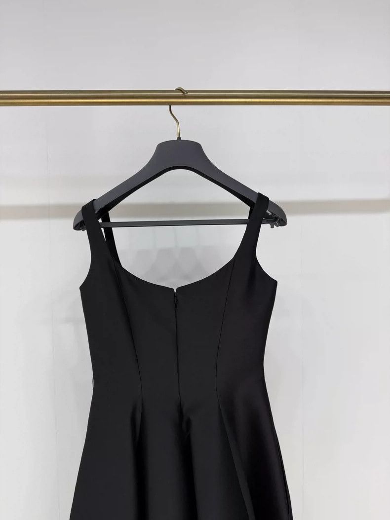 Dior Dior Silk UNeck Black Dress-2506 Size S / US 4 / IT 40 - 5 Thumbnail