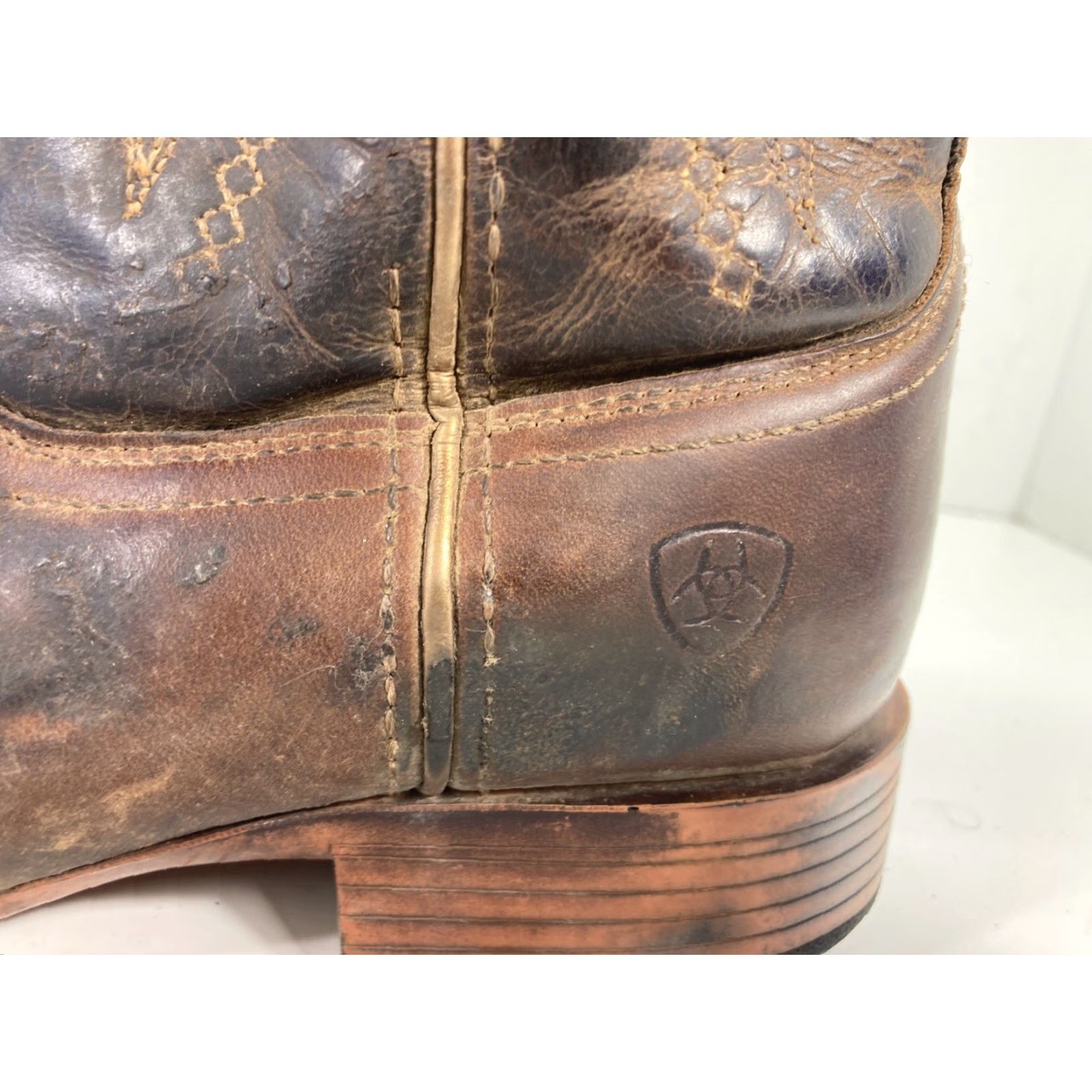 Ariat Ariat Venttek Ultra Boots Women Size 9 B Turquoise Brown 12 Inch Western Leather Square Toe Pull On Mens? Womens Size US 9 / IT 39 - 5 Thumbnail
