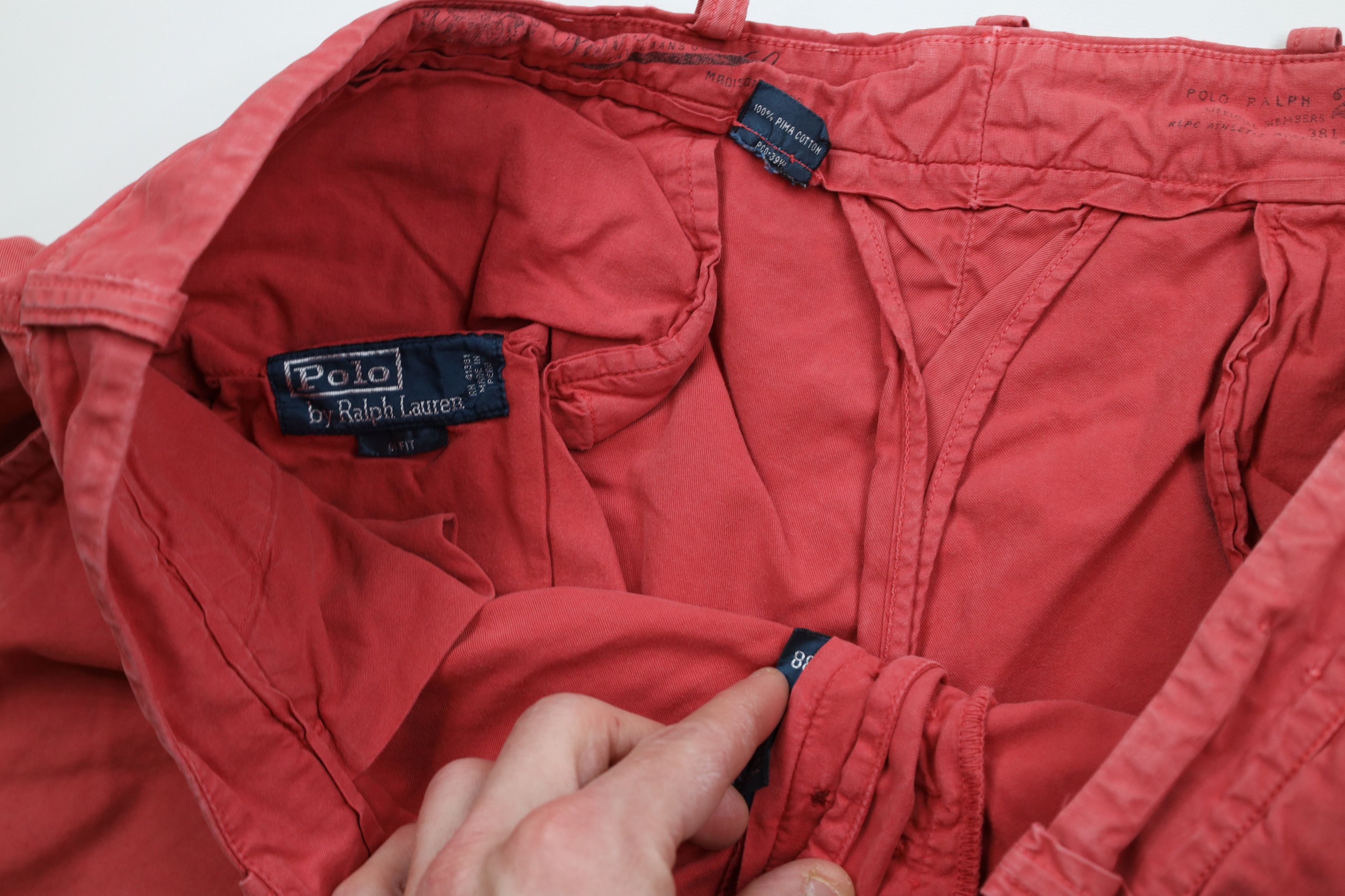 Ralph Lauren × Vintage Vintage 90s Ralph Lauren Button Fly Crown Crest Chino Shorts Size US 38 / EU 54 - 5 Thumbnail