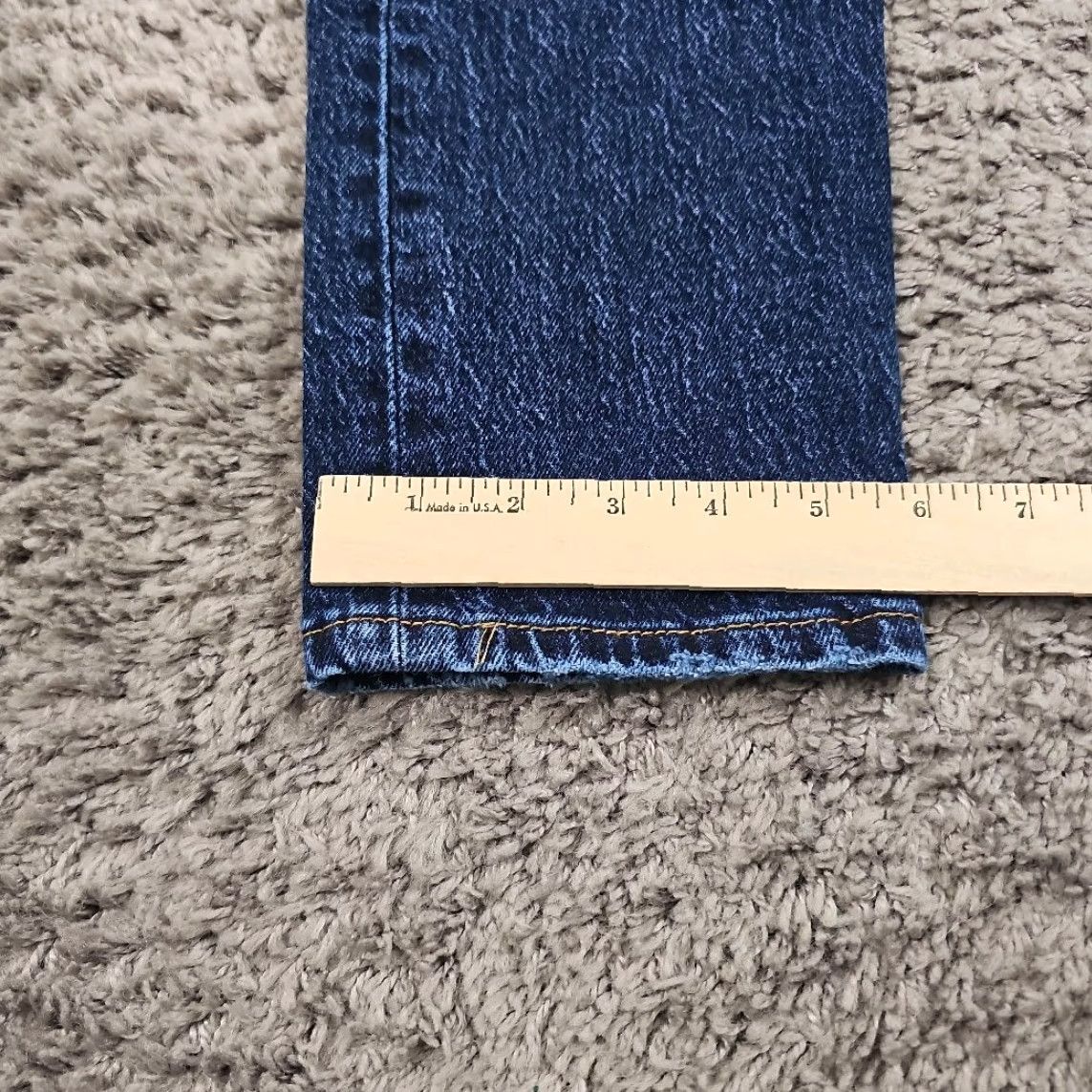 Levi's Levi's 501 Jeans Womens 30 Skinny High Stretch Button Fly Distressed Denim 27x27 Blue Size 30 Adult Womens Jeans Skinny Stretch Distressed Size 30" / US 8 / IT 44 - 7 Thumbnail