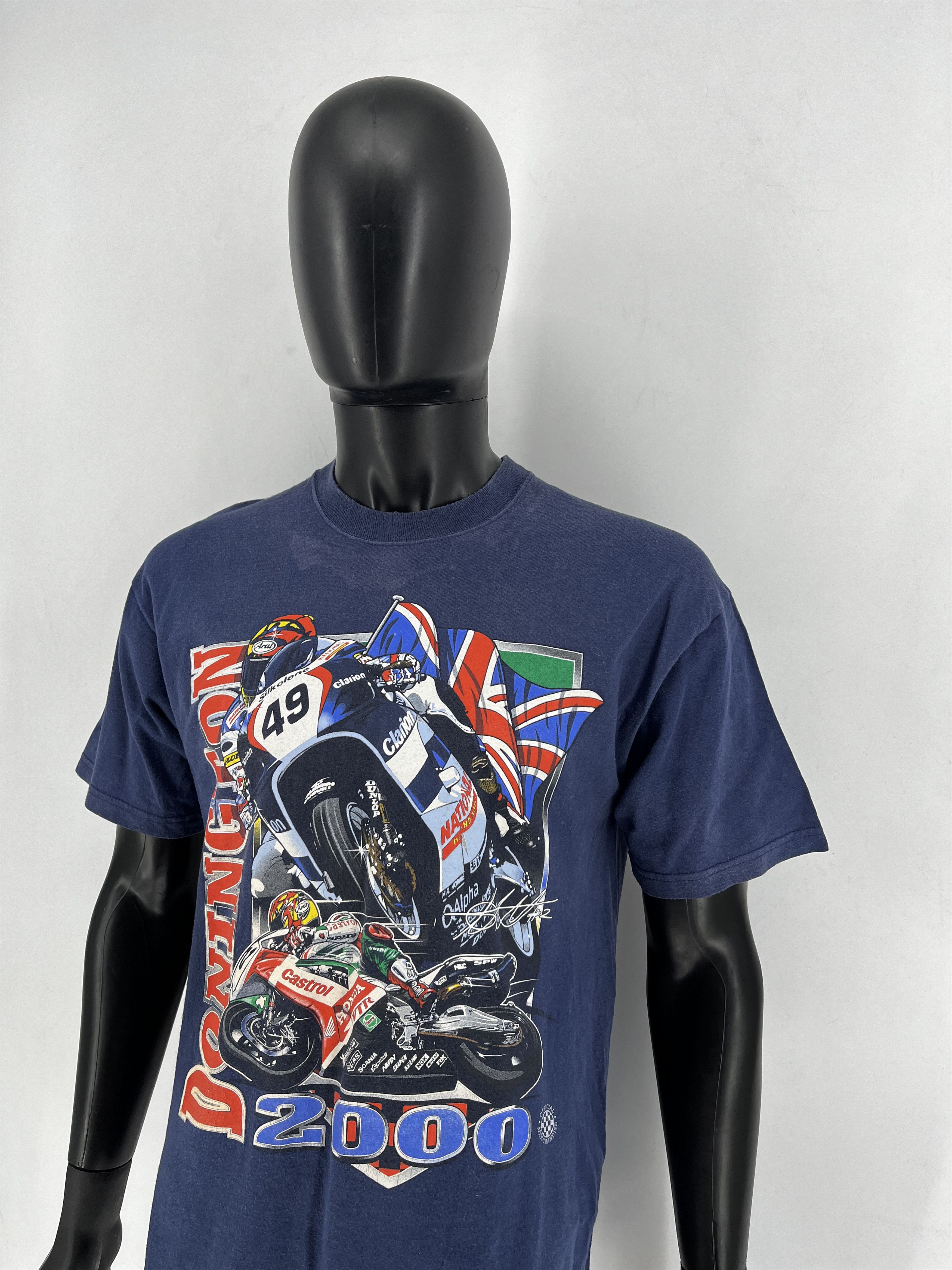Vintage Vintage MotoGP Donington 2000 T-Shirt Screen Stars Racing Size US M / EU 48-50 / 2 - 4 Thumbnail