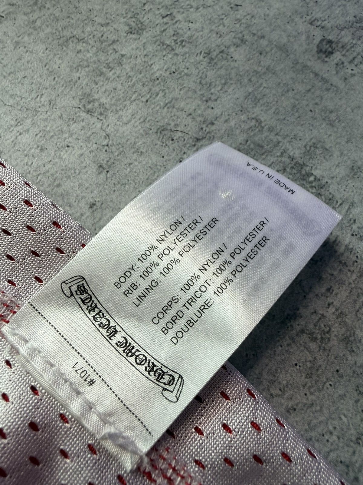 Chrome Hearts Chrome Hearts Red Basketball Jersey Size US M / EU 48-50 / 2 - 6 Thumbnail