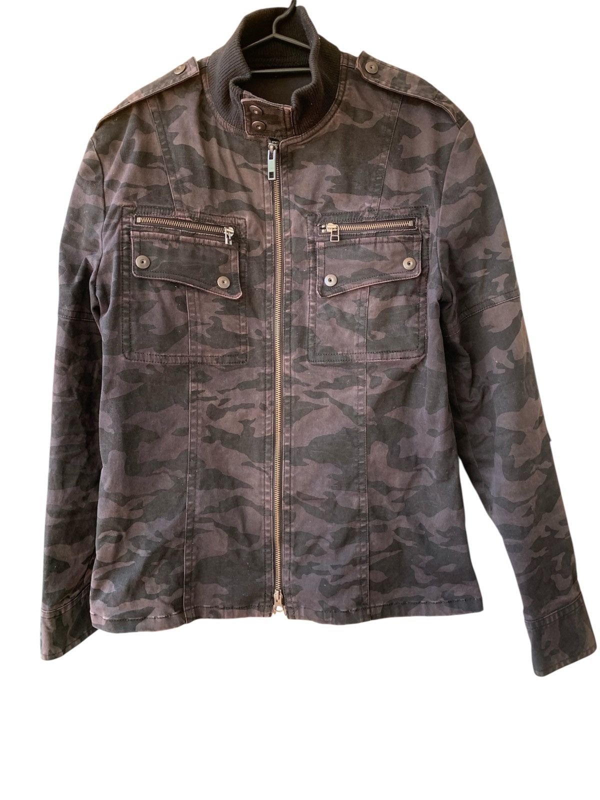 5351 POUR LES HOMMES 5351 Pour Les Hommes Camo Military Jacket Japan Streetwear Size US L / EU 52-54 / 3 - 3 Thumbnail