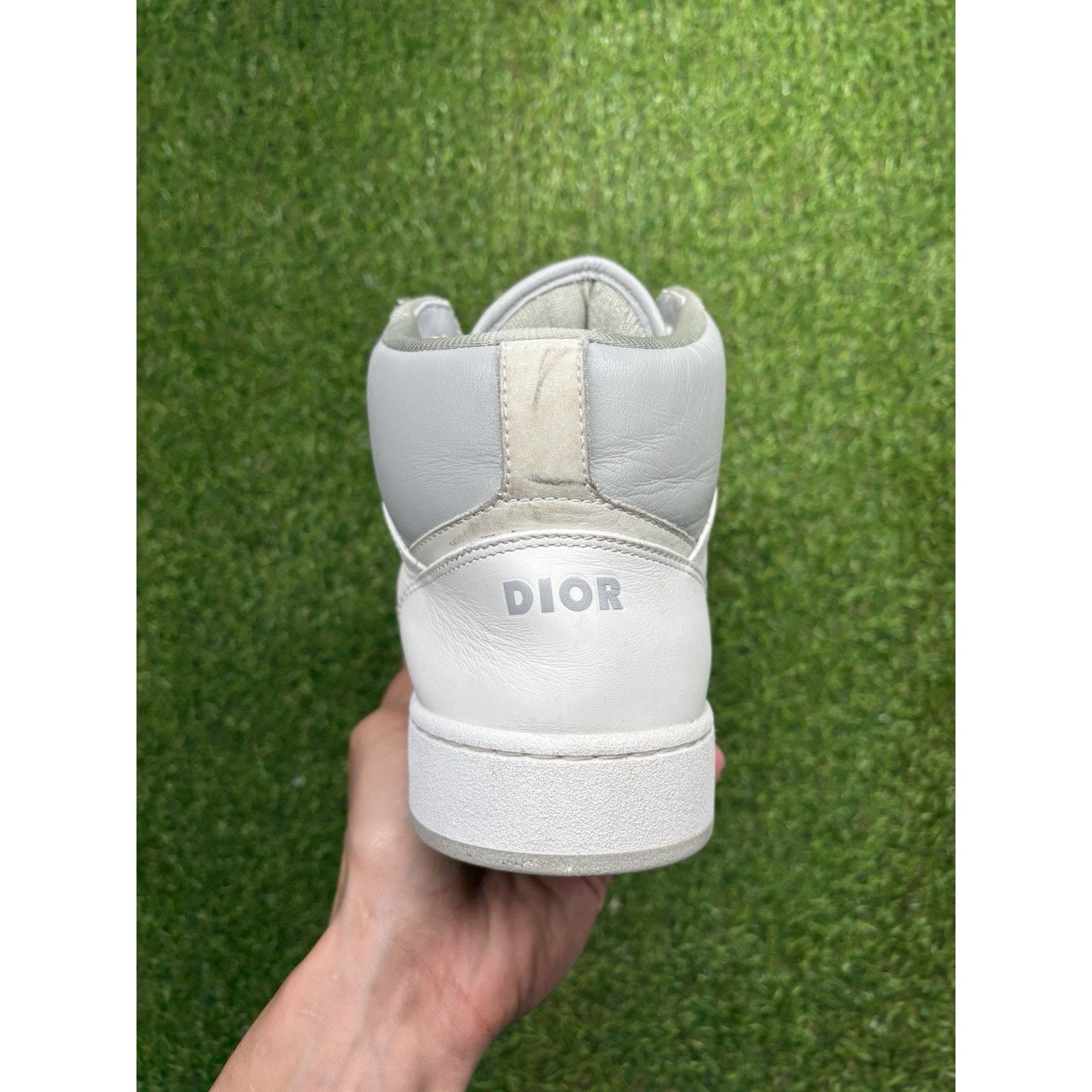 Dior Dior B27 High Top ' White ' Size US 12 / EU 45 - 10 Thumbnail