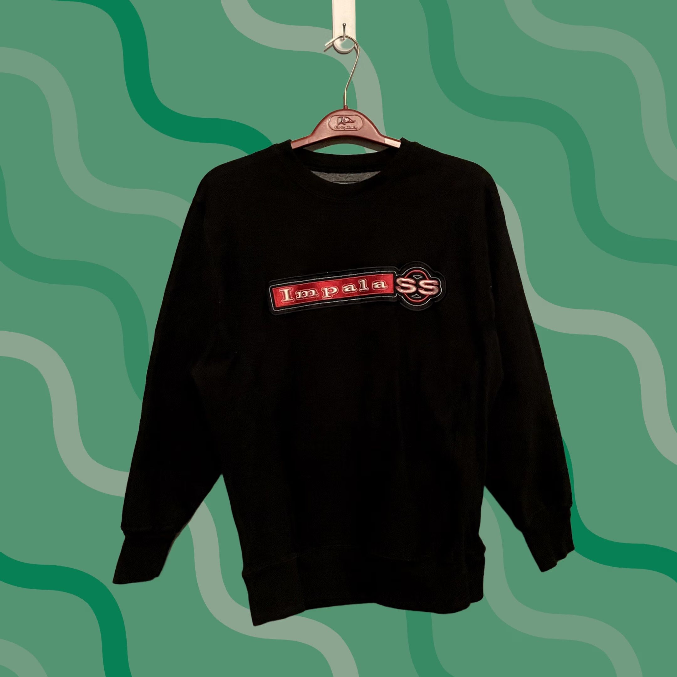 Vintage VINTAGE Steve & Barry’s Chevy Impala SS Black Mens Sweatshirt Sweatshirt Pullover Crew Neck Long Sleeve Regular Size M Size US M / EU 48-50 / 2 - 1 Thumbnail