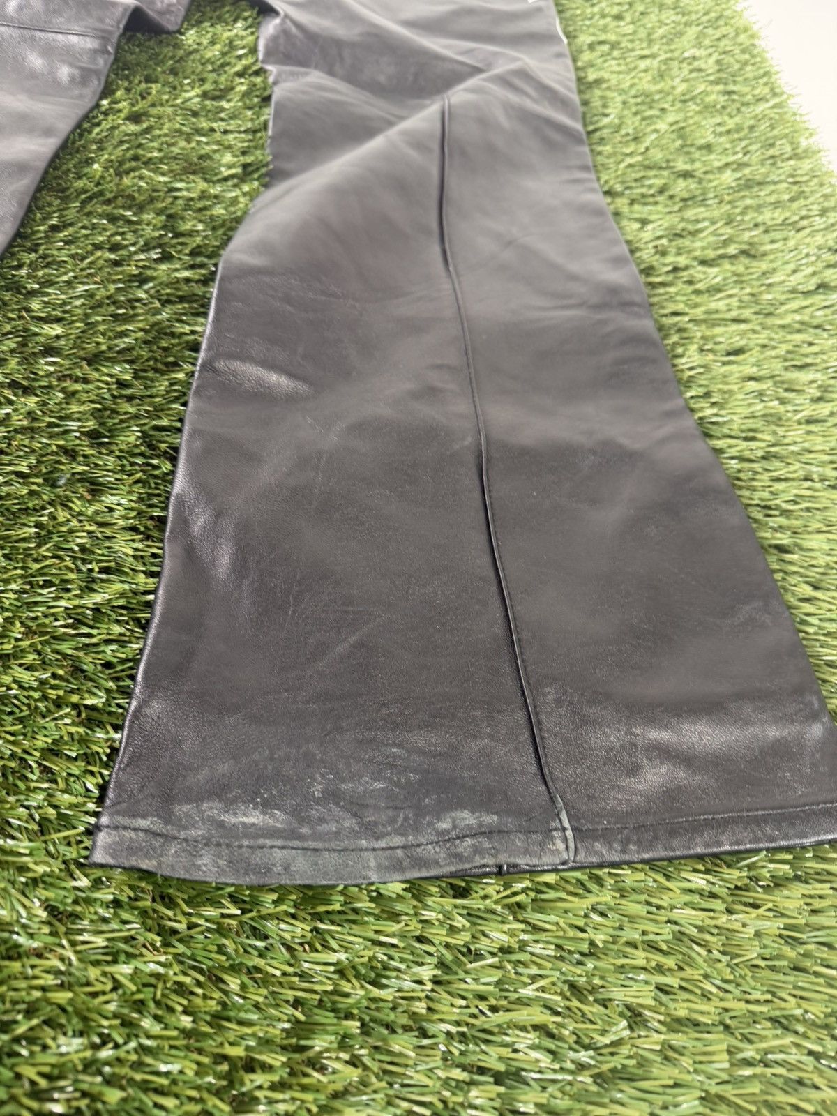 C2H4 C2H4 Black Lambskin Leather Pants Size US 38 / EU 54 - 11 Thumbnail