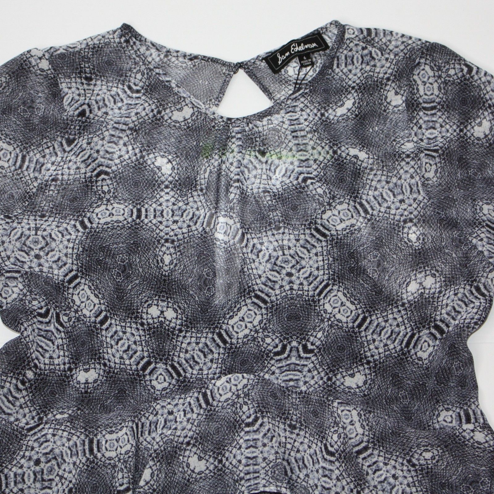 Sam Edelman Animal Patterned Tie Sleeve Dress in size 6 NWT MSRP $148 Size M / US 6-8 / IT 42-44 - 6 Thumbnail