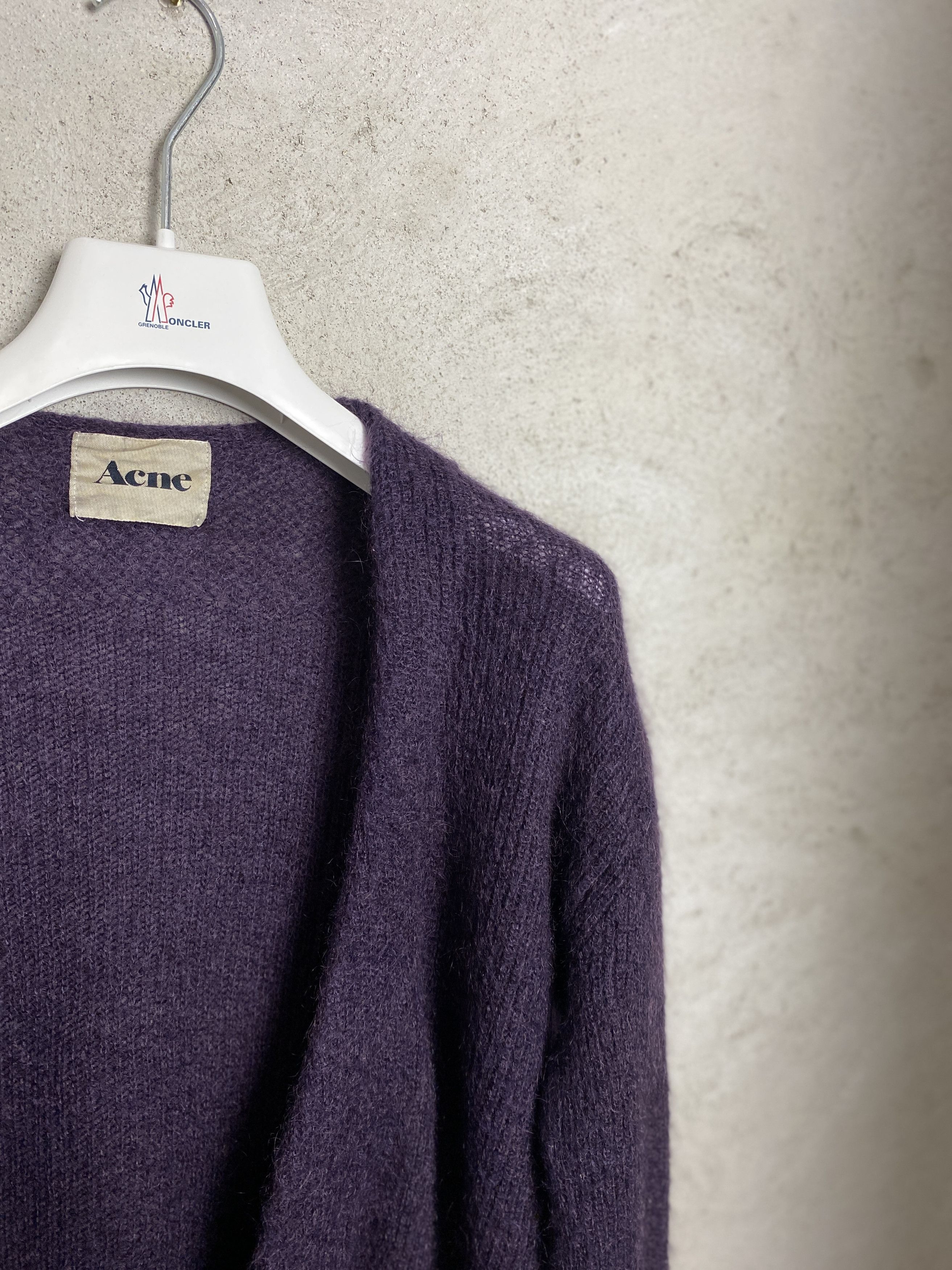 Acne Studios Acne Beryl AW08 cardigan sweater knitwear mohair Size XS / US 0-2 / IT 36-38 - 2 Thumbnail