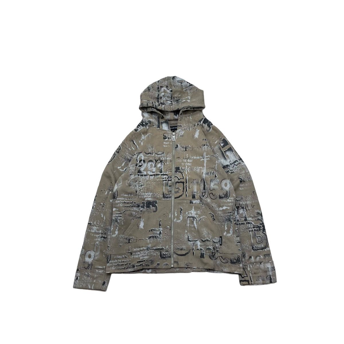 Japanese Brand 🔥Japanese Brand Berning Sho Full Print Hoodie Size US M / EU 48-50 / 2 - 1 Thumbnail