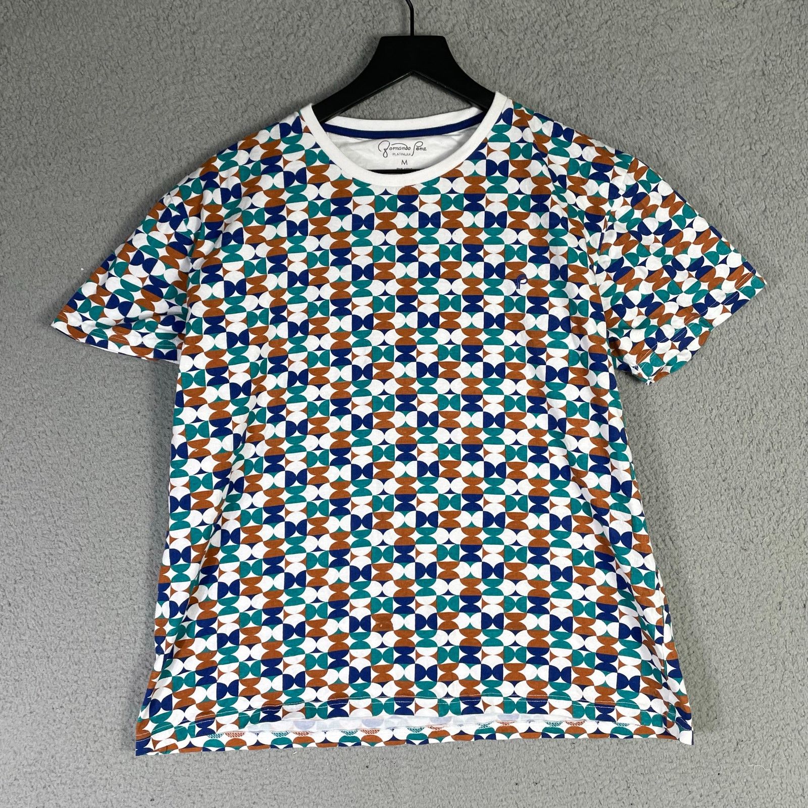 Other Fernando Pena Platinum Geometric Print T-Shirt Men's Medium Size US M / EU 48-50 / 2 - 1 Thumbnail