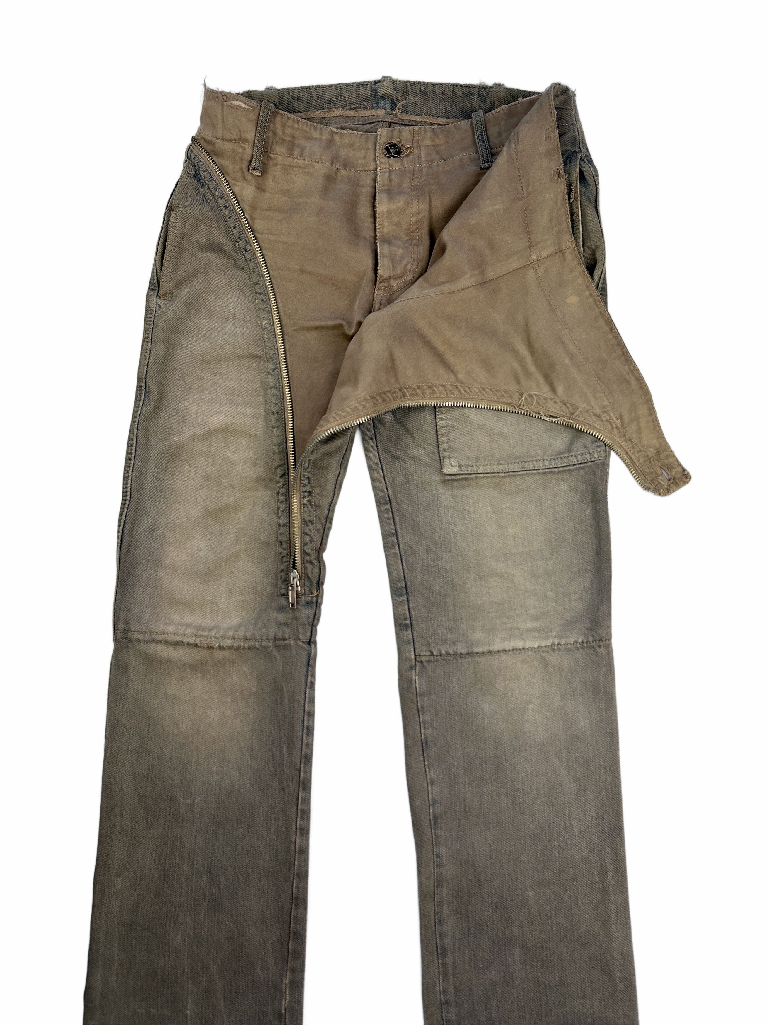 Rick Owens Drkshdw FW06 Aircut Denim Size US 30 / EU 46 - 4 Thumbnail