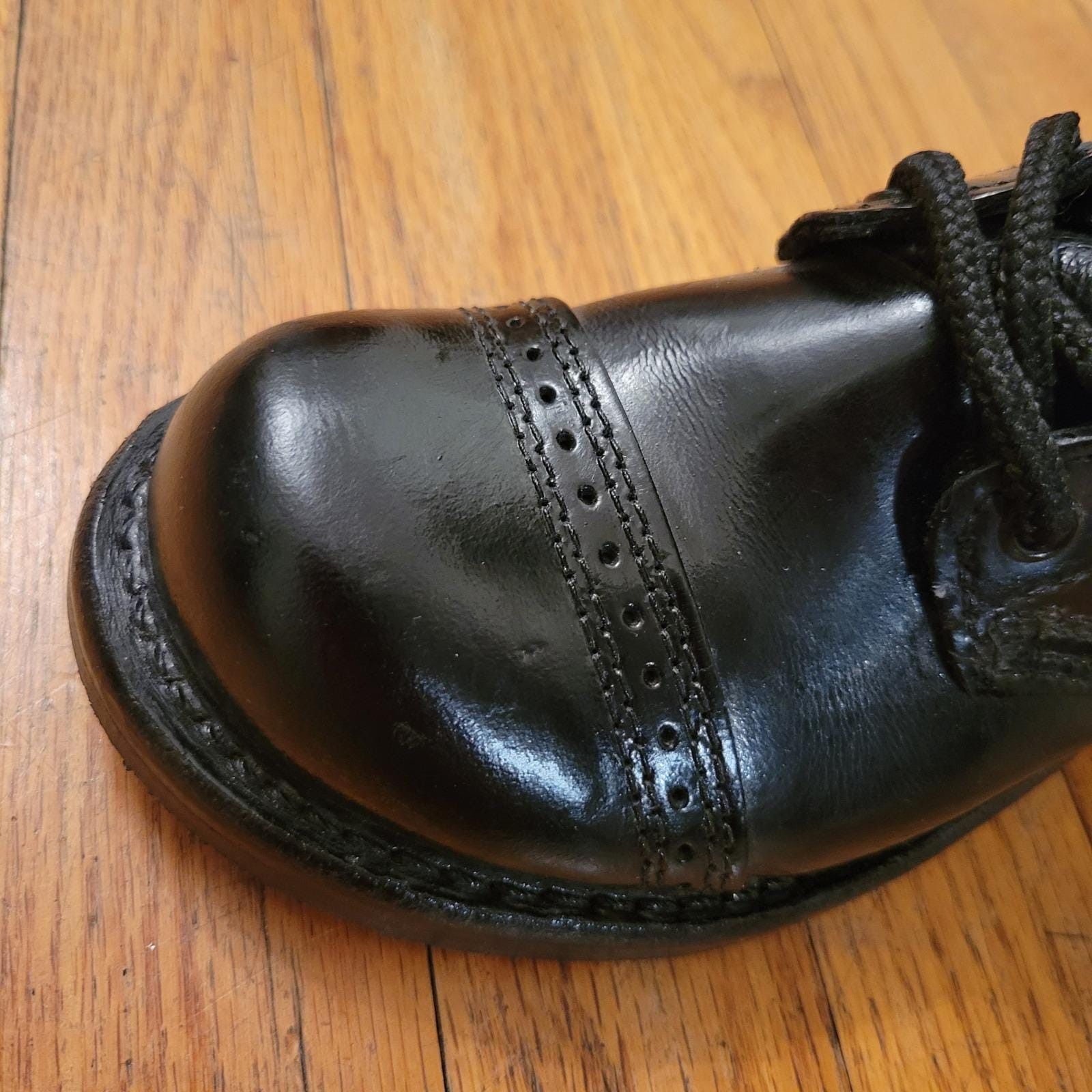 Corcoran Corcoran 1515 Black Leather Combat 4.5 Military Jump Boot Size US 4.5 / IT 34.5 - 10 Thumbnail