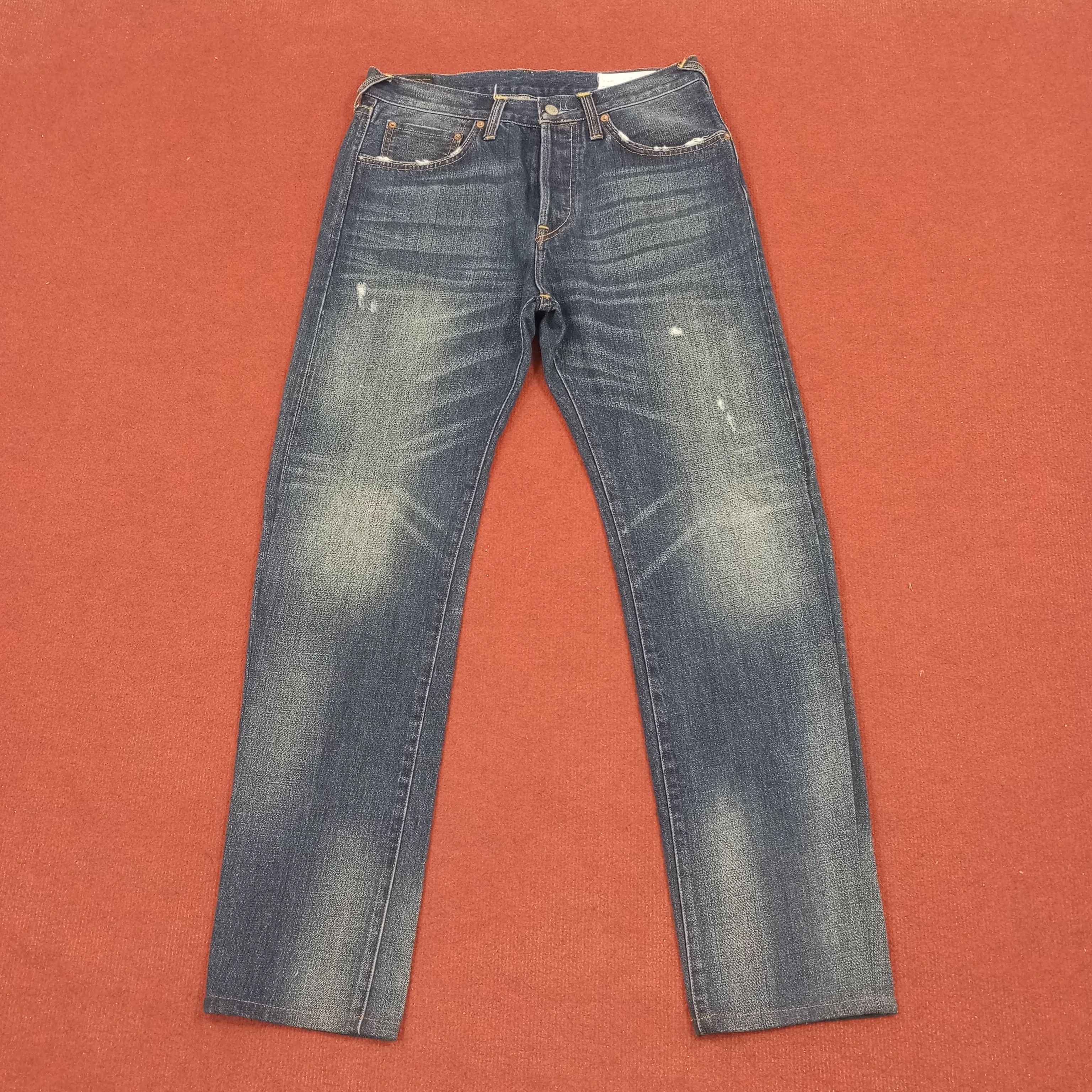 Evisu × Japanese Brand × Vintage Evisu Japanese Brand Fashion Style Custom Daicock Jeans Size US 31 - 4 Thumbnail