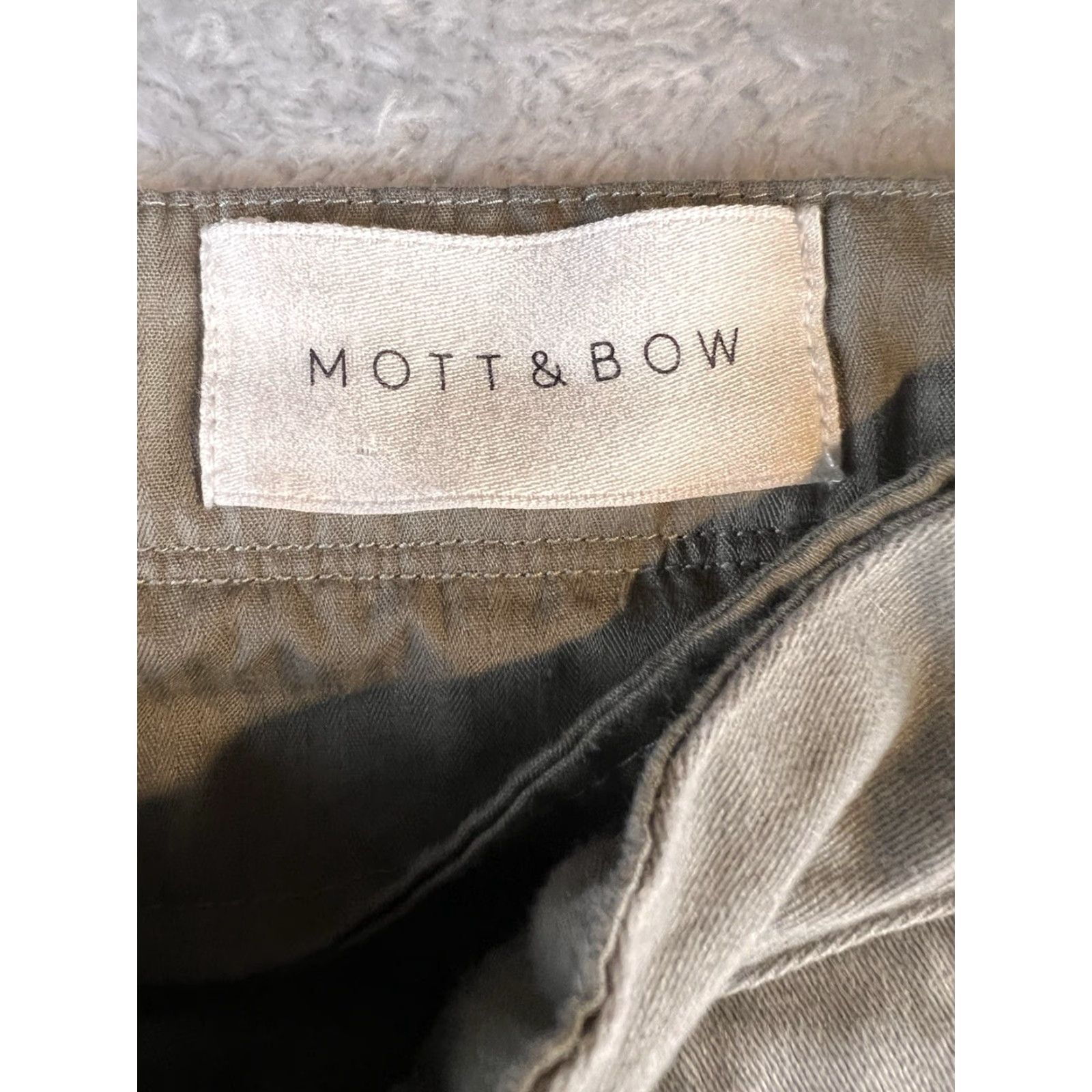 Mott & Bow Mott & Bow The Twill Chino Charles Casual Pants Mens 38x30 Green Preppy Size US 38 / EU 54 - 3 Thumbnail